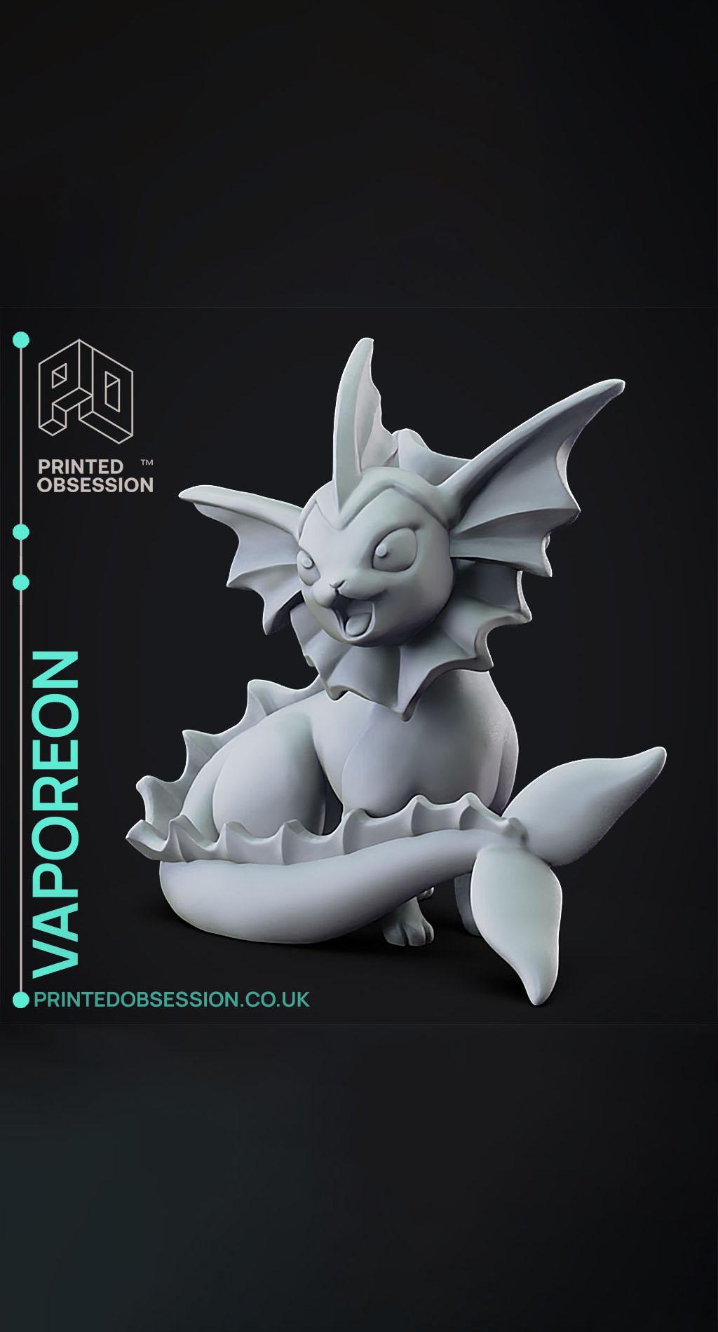 Vaporeon - Pokemon - Fan Art 3d model