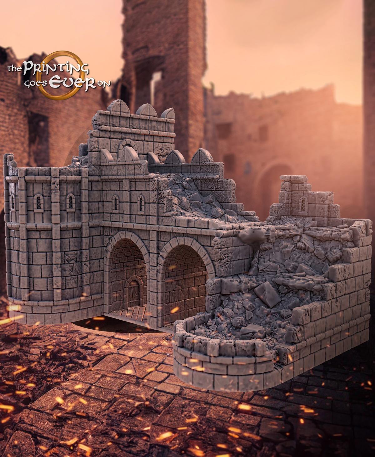 Osthold Ruins Set 3d model