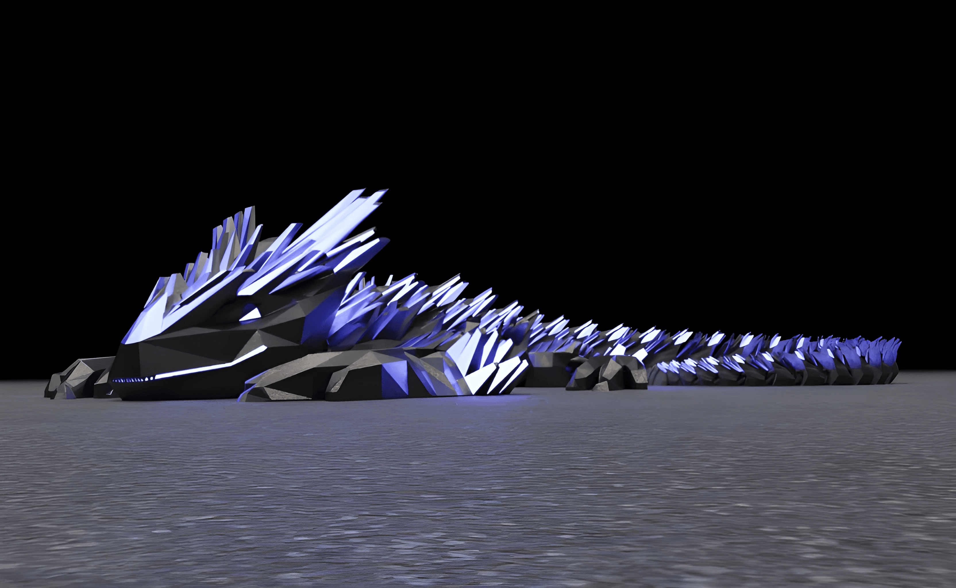 Articulated Raptor Dragon Mesh Mayhem 3d model