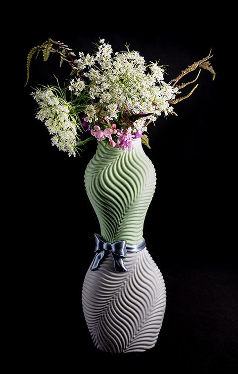 Fem Vase -Wave Pull Bow - Love this! - 3d model