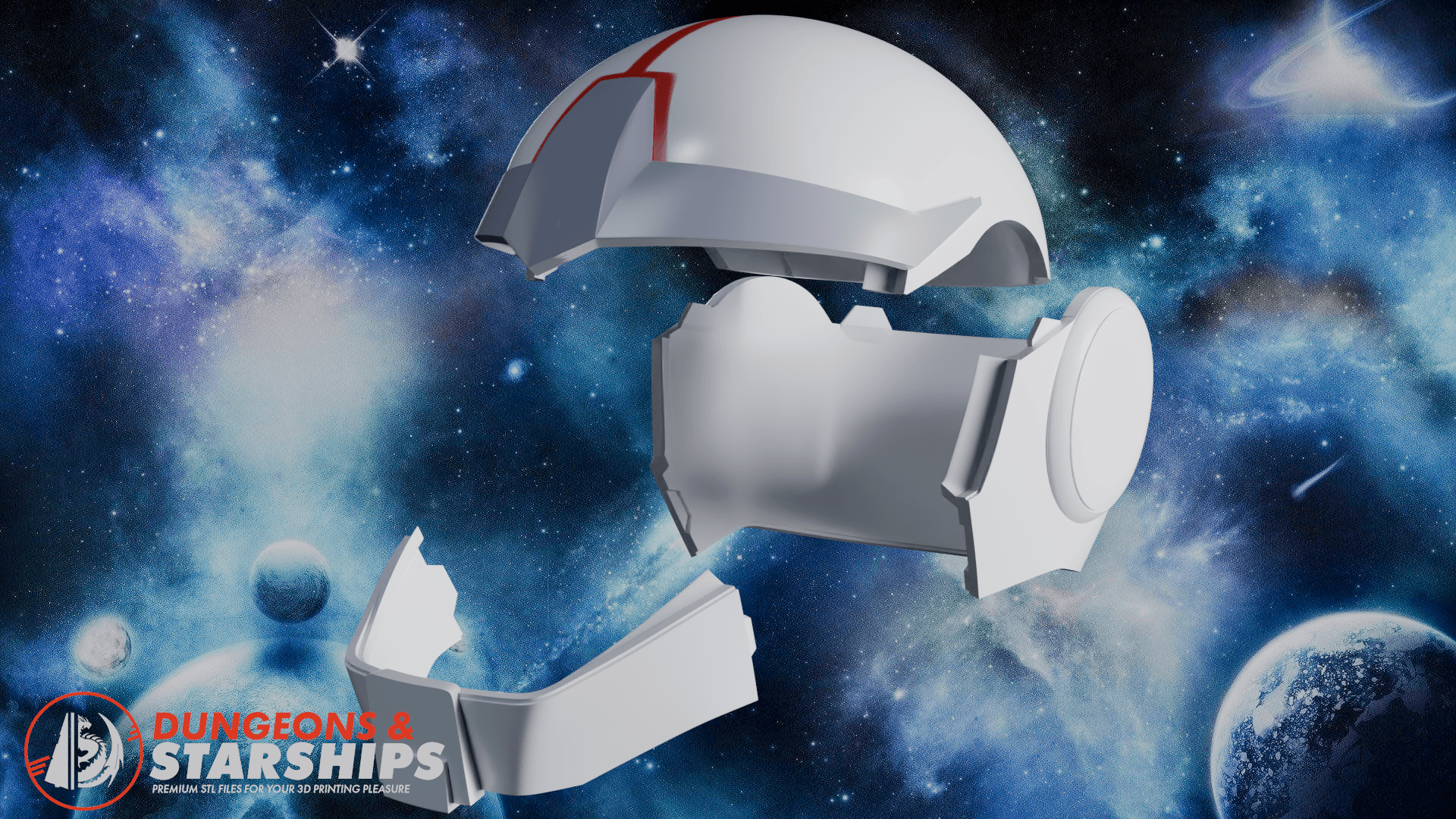 Amuro Ray Pilot Helmet - Gundam 3d model