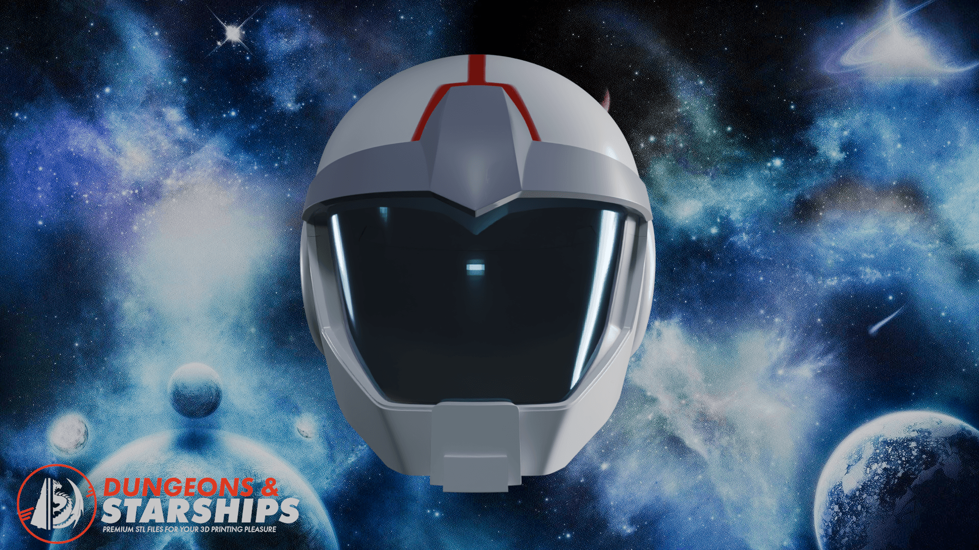 Amuro Ray Pilot Helmet - Gundam 3d model