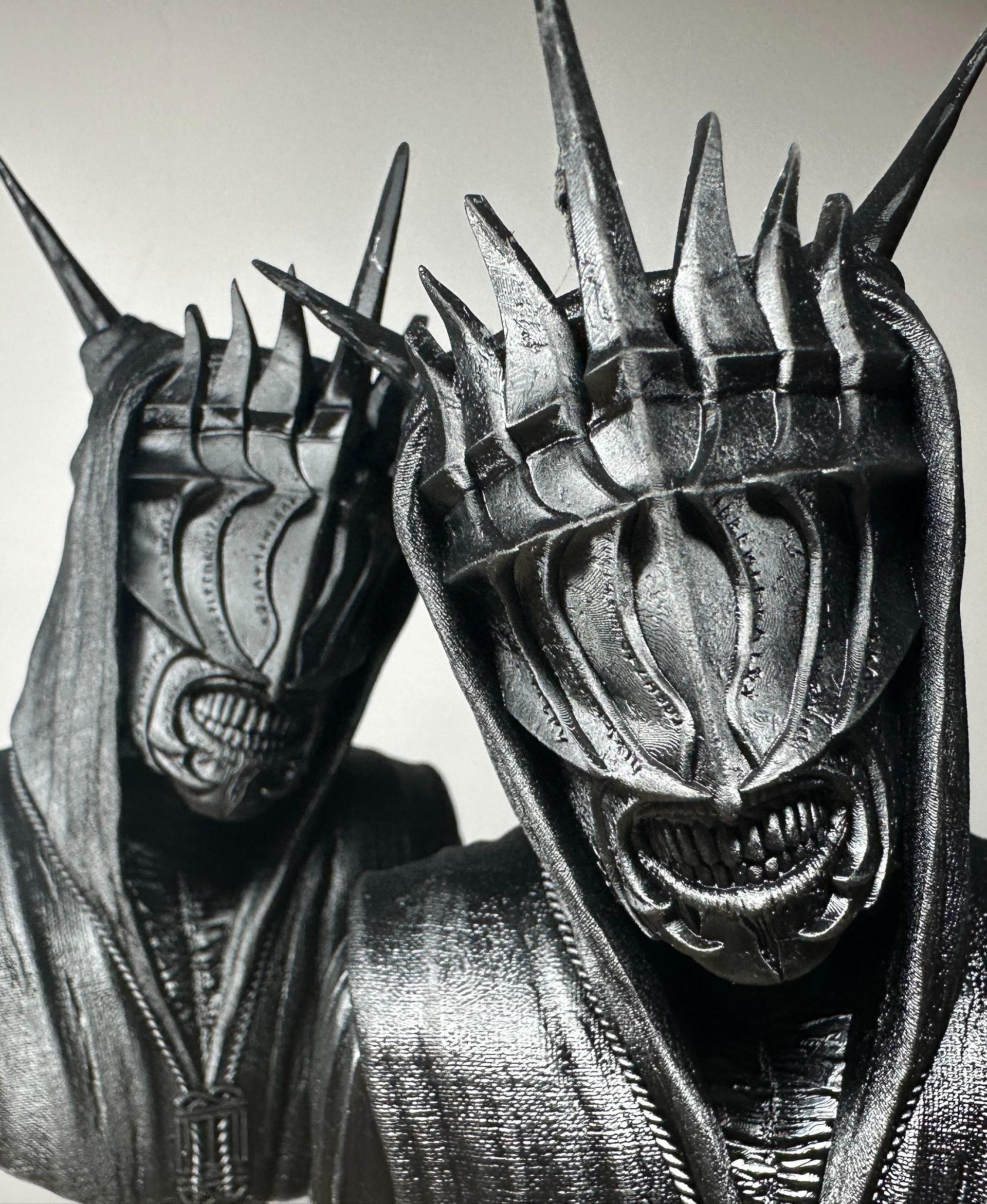 Mouth of Sauron bust (Pre-Supported) - This looks like it should be an album cover.

Printer: Anycubic Photon Mono X 6Ks
Resin: ABS-Like Resin Pro 2 (black) - 3d model