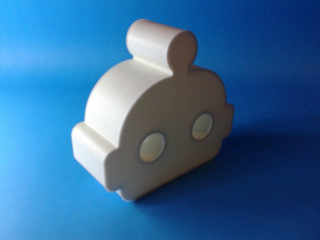 Robot Head, nestable box (v1) 3d model