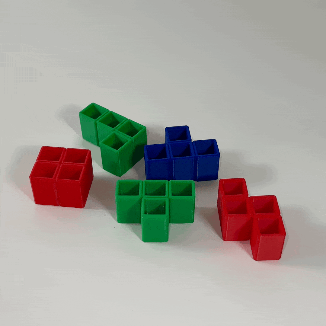 Balance Tetris Game Puzzle 3d model