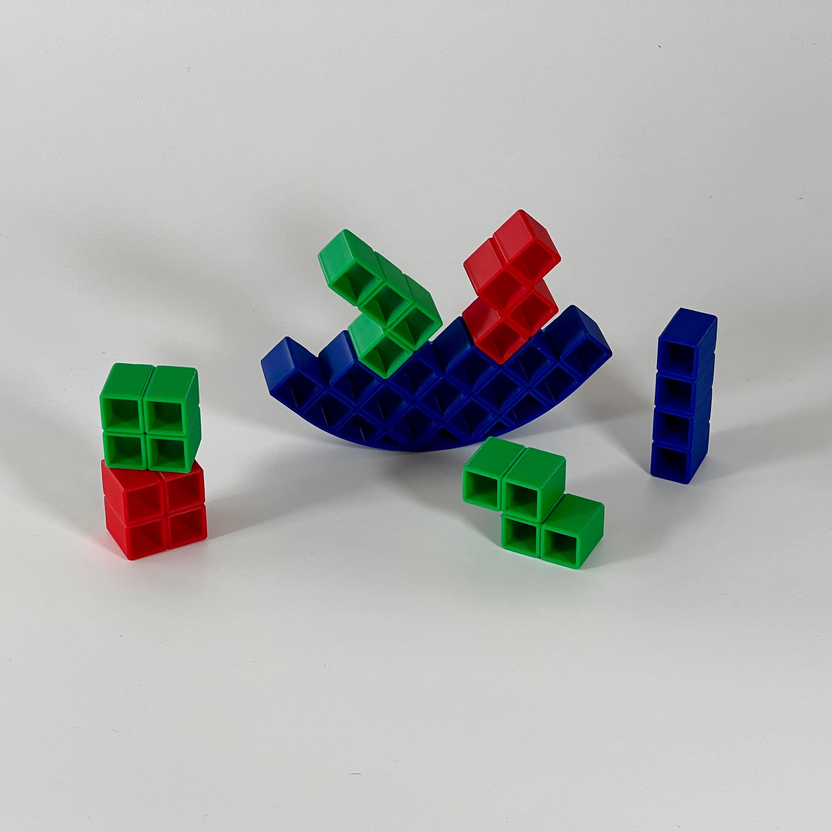Balance Tetris Game Puzzle 3d model