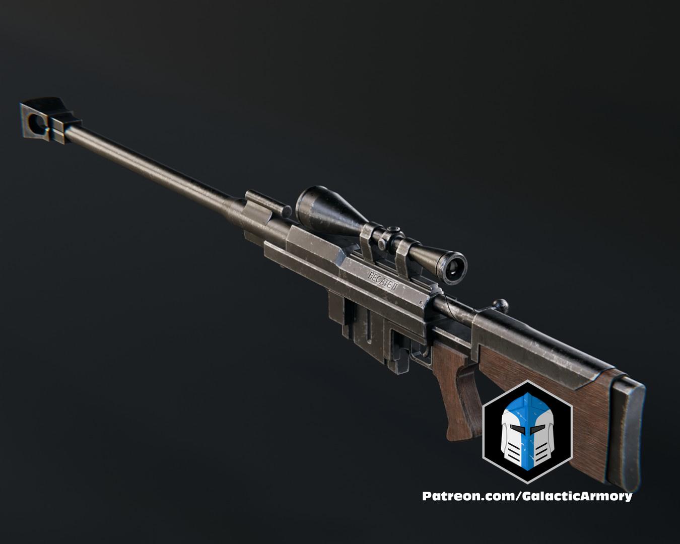 Fallout Anti-Materiel Rifle - 3D Print Files 3d model