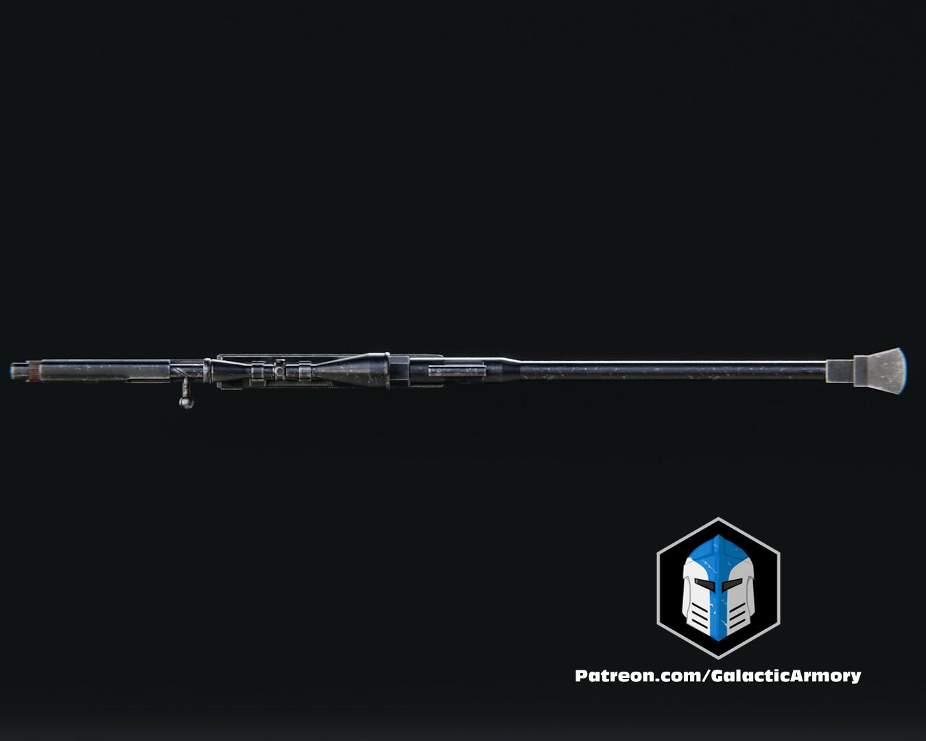 Fallout Anti-Materiel Rifle - 3D Print Files 3d model