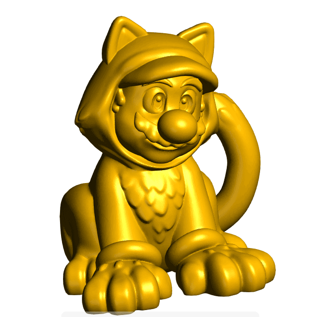 Cat Mario  3d model
