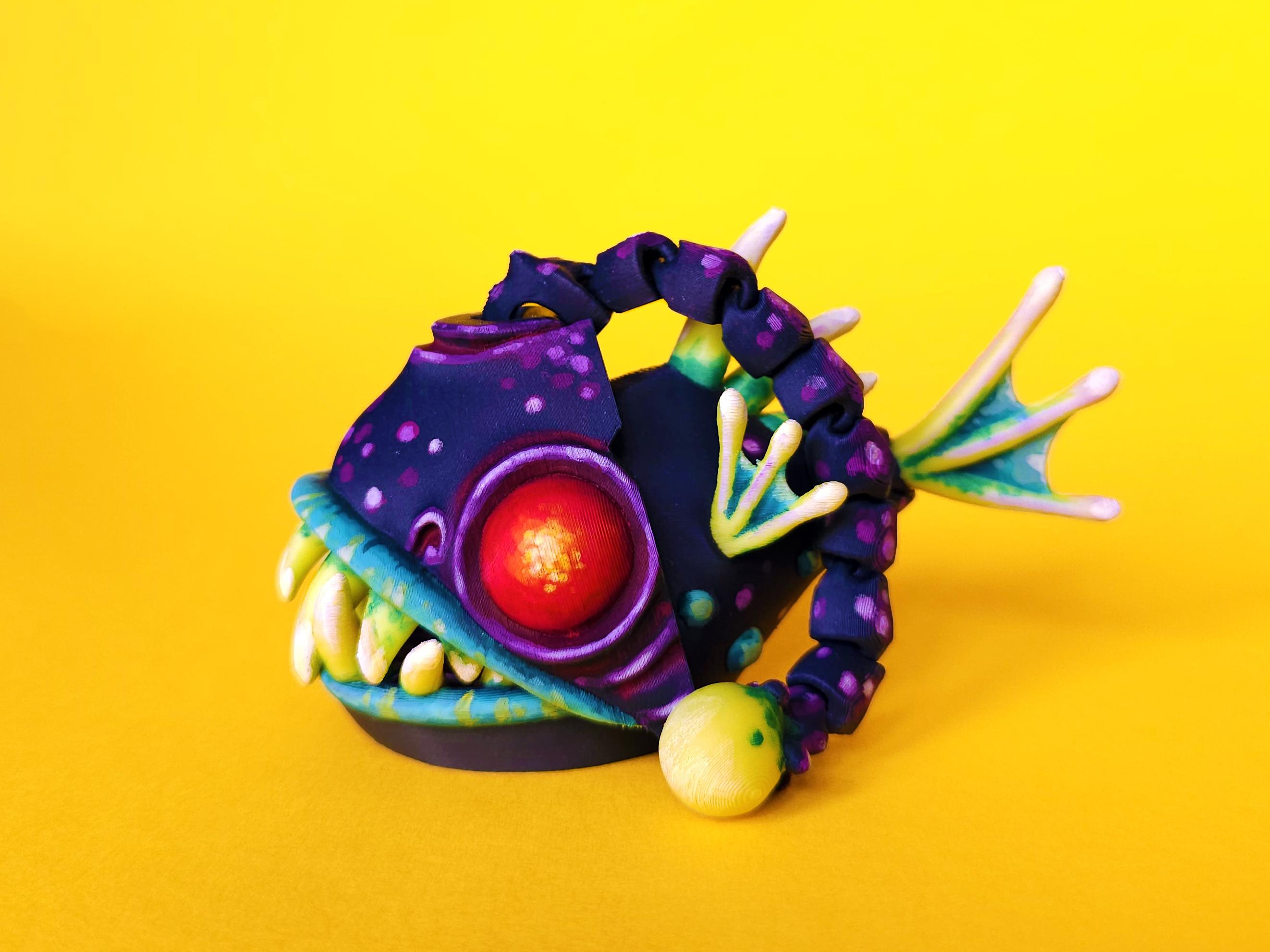 Twisty Angler Fish 3d model