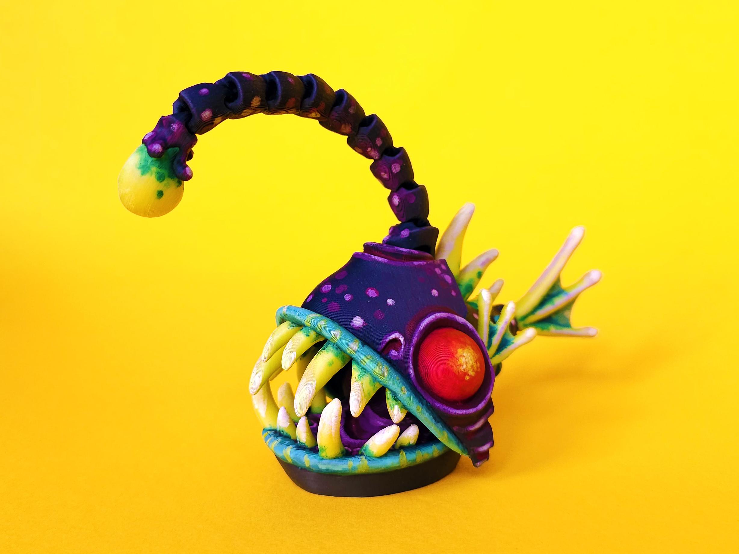 Twisty Angler Fish 3d model