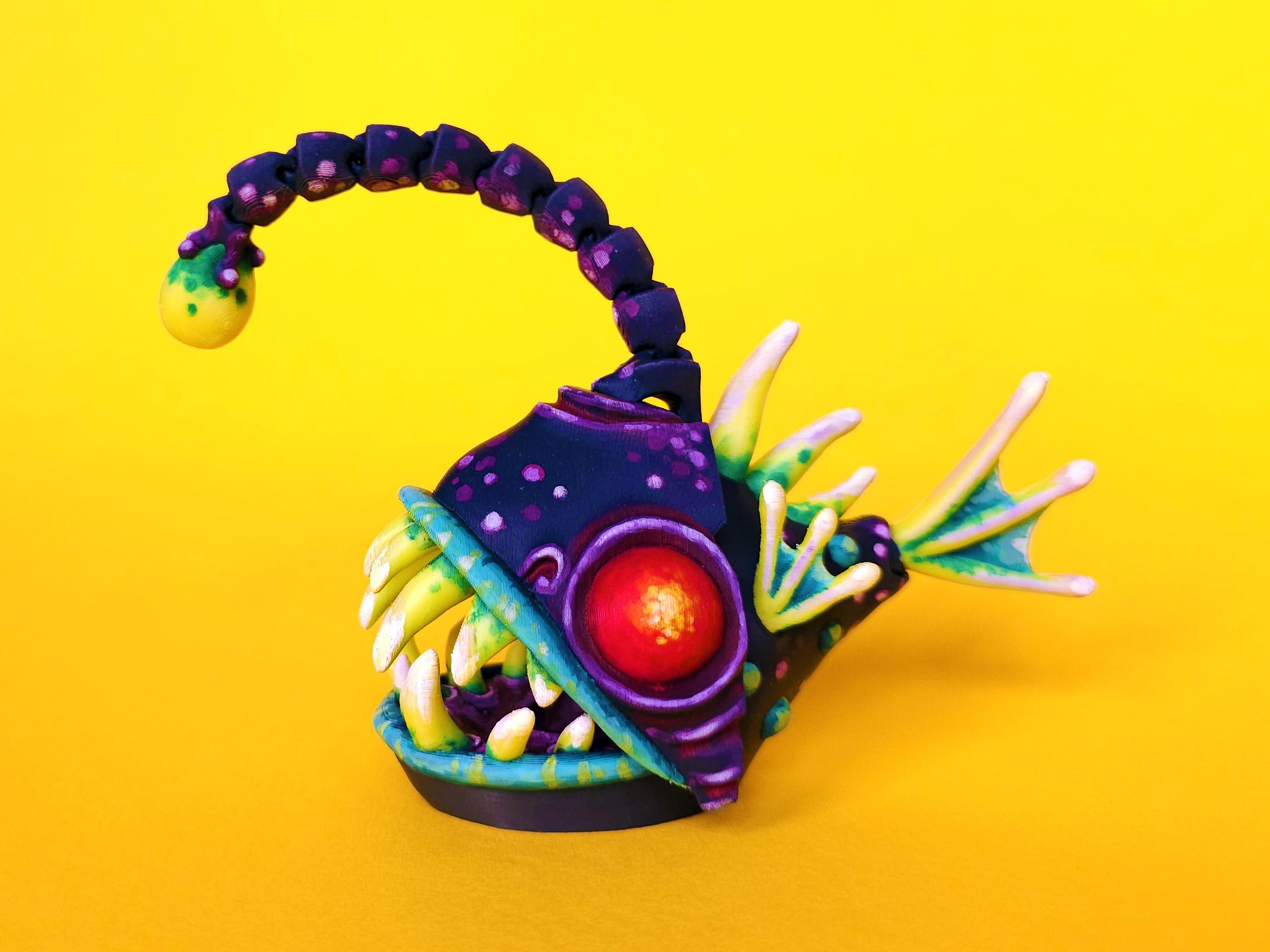 Twisty Angler Fish 3d model