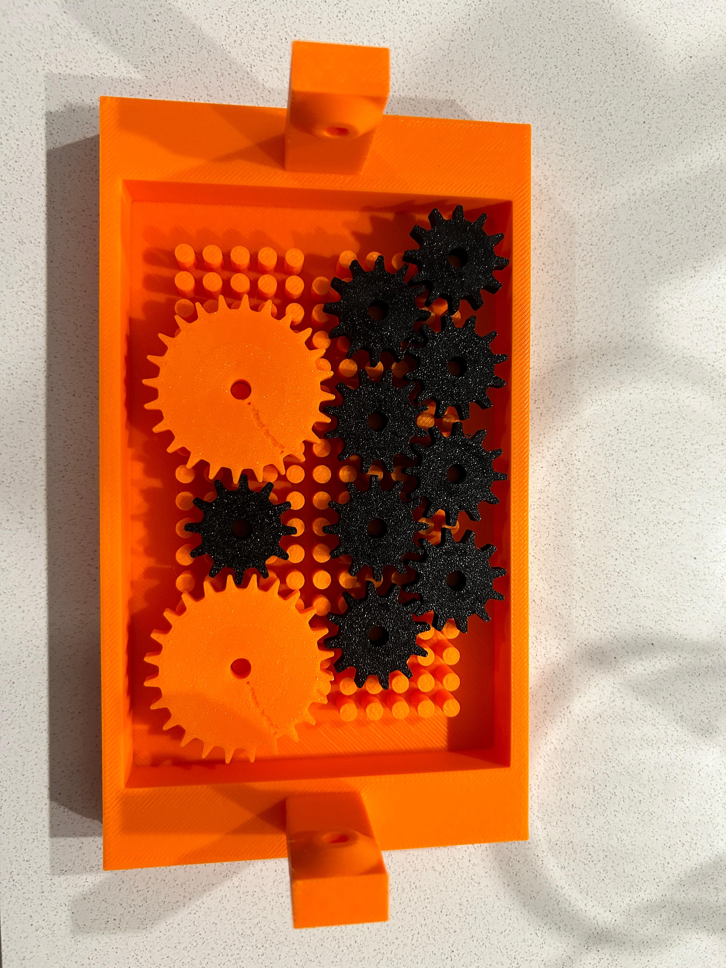 Gear Pathing Maze  - Printed on the FLSUN T1. Couldn’t *** that as there wasn’t an option. Is there an actual answer for using all 11 gears?  - 3d model