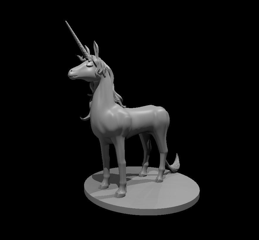 Unicorn - Unicorn - 3d model render - D&D - 3d model