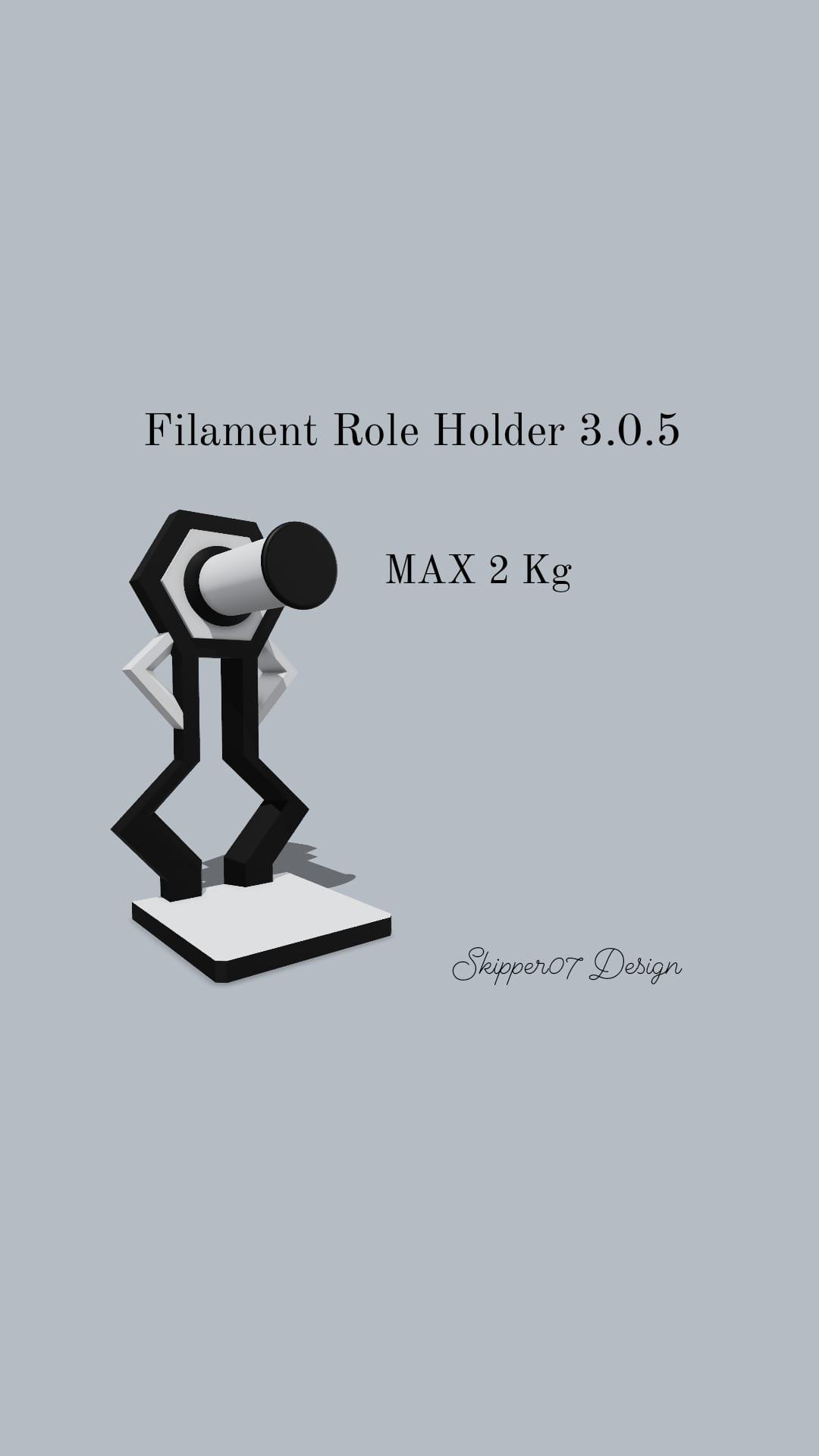 Filament Role Holder 3.0.5.stl 3d model