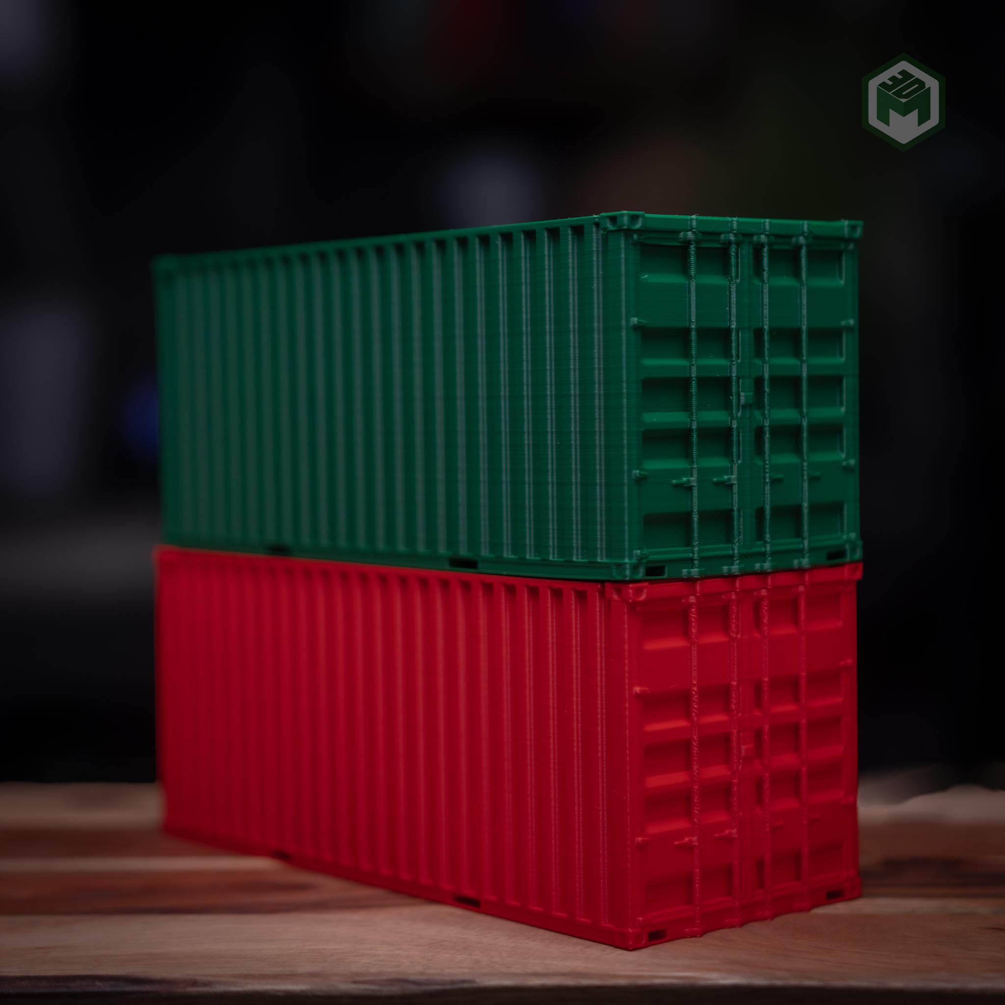 Shipping Container Desk Storage Compartment 3d model