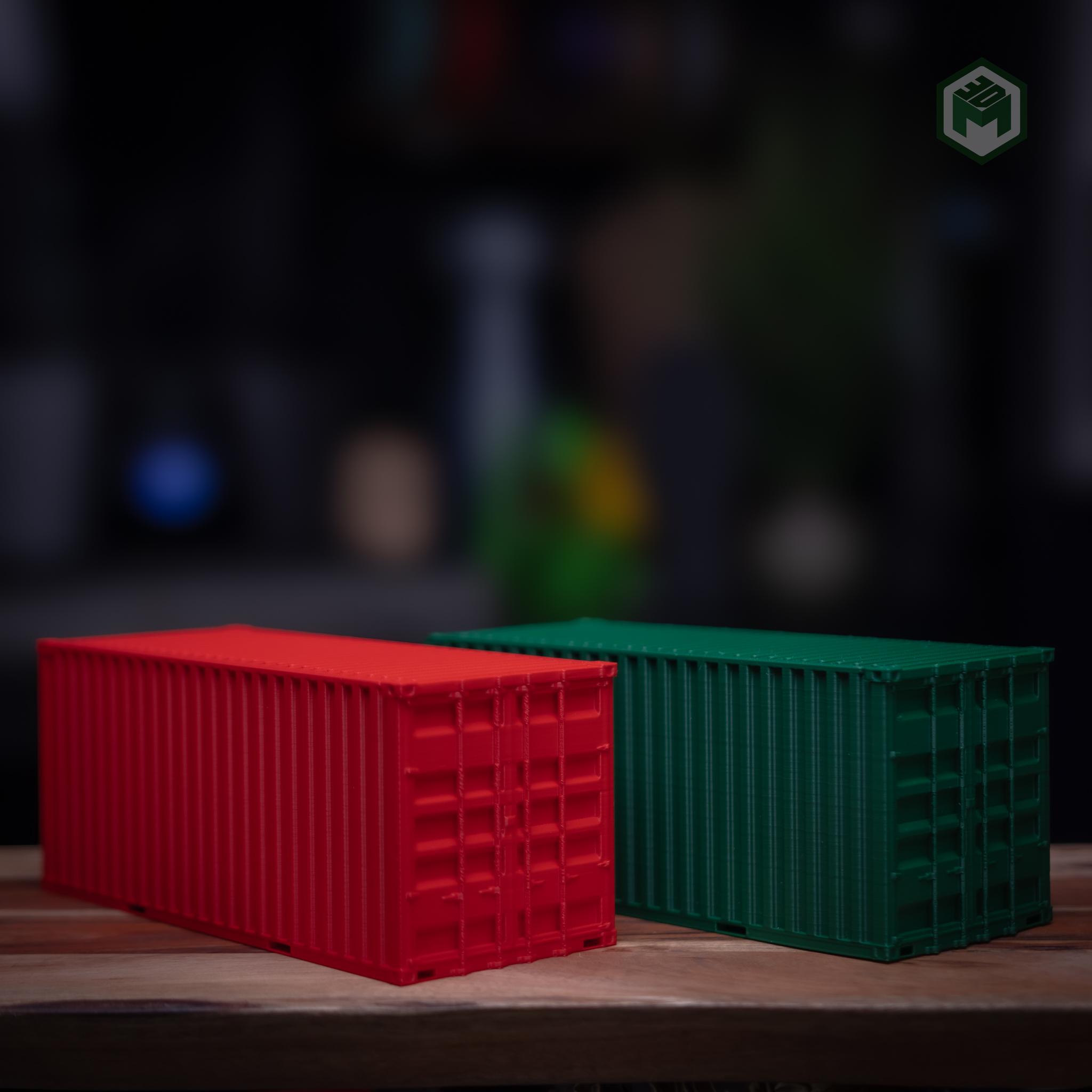 Shipping Container Desk Storage Compartment 3d model