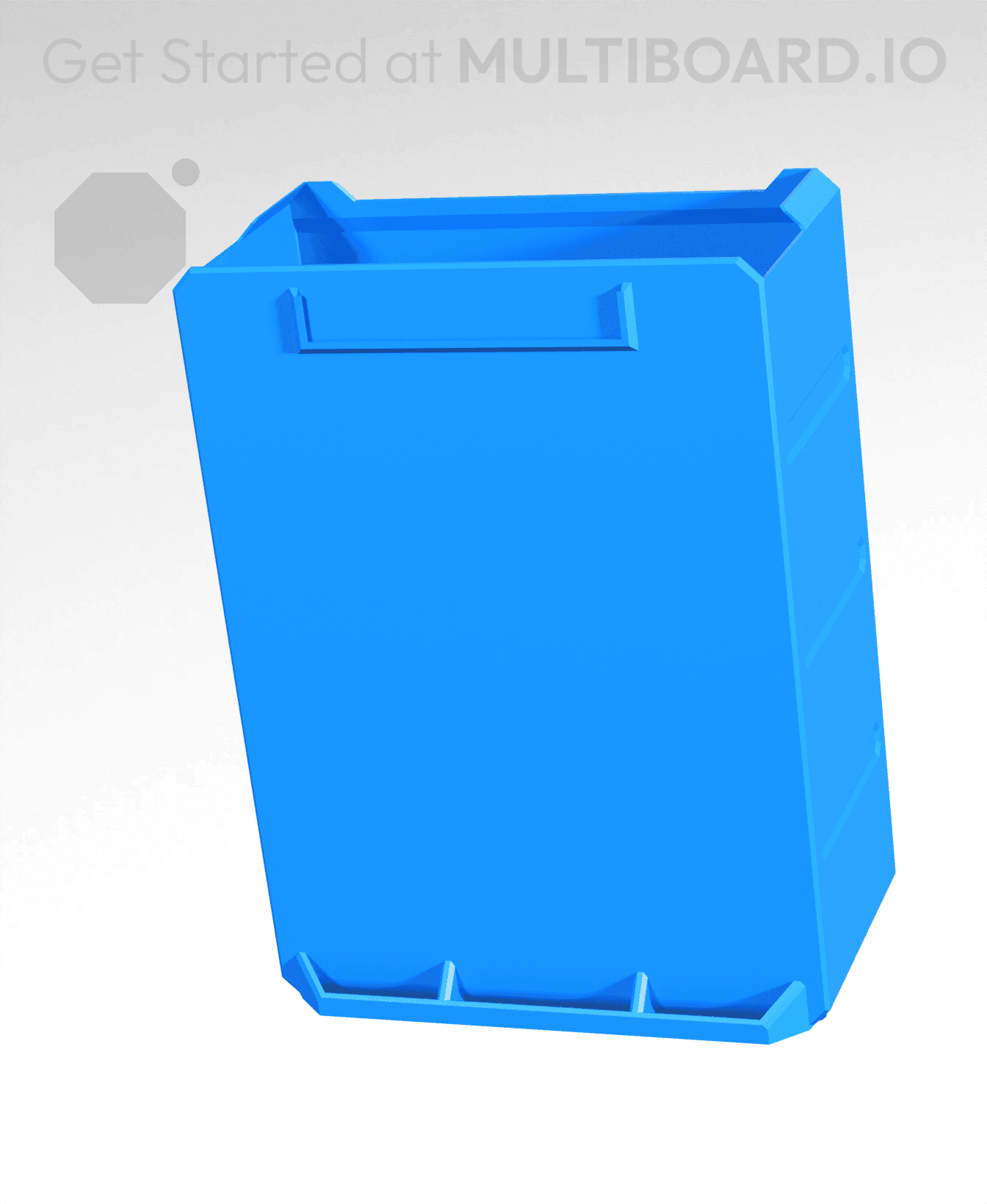 3x4x1.5-Deep - Multibin Simple Drawer 3d model