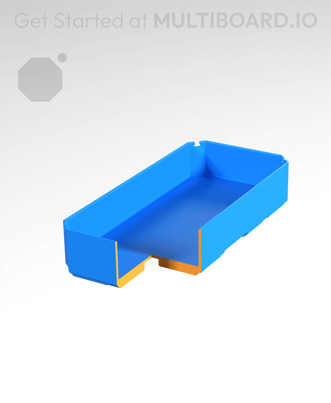 1x2x0.5 - Bin - Multibin Insert 3d model