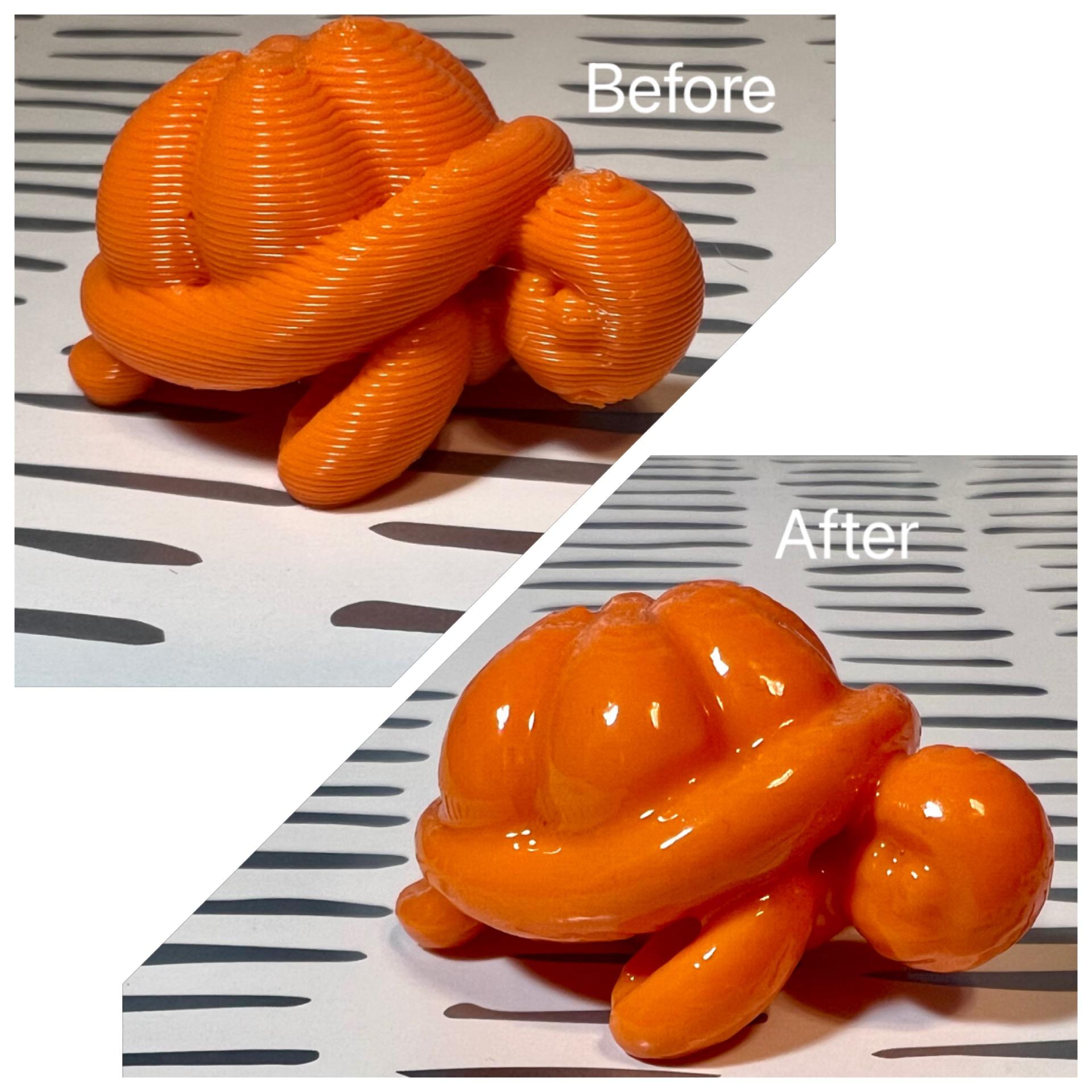 Balloon Sea Turtle - My first polysmooth print. Lots to learn but a fun print.  - 3d model