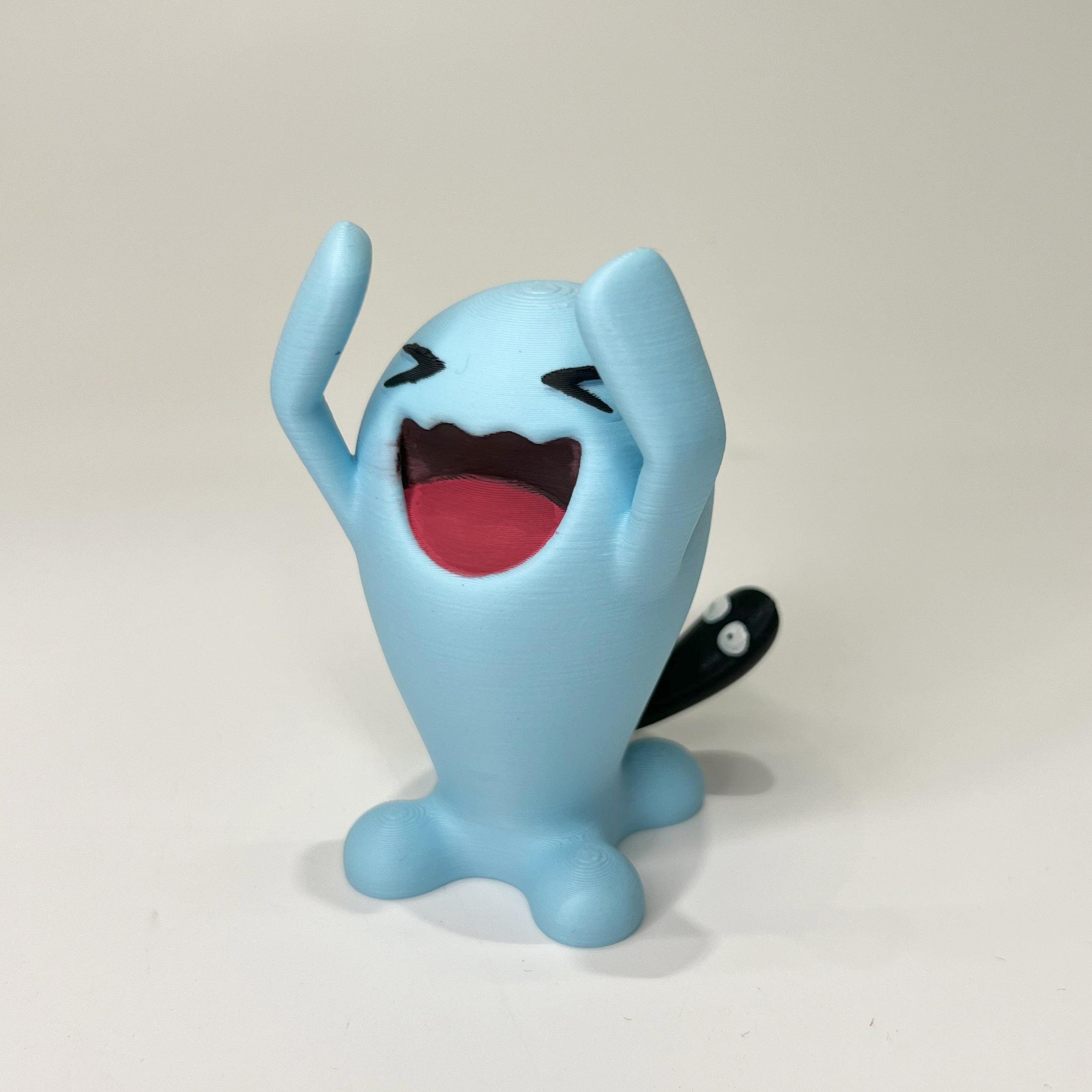 Wobbuffet (Easy Print No Supports) 3d model