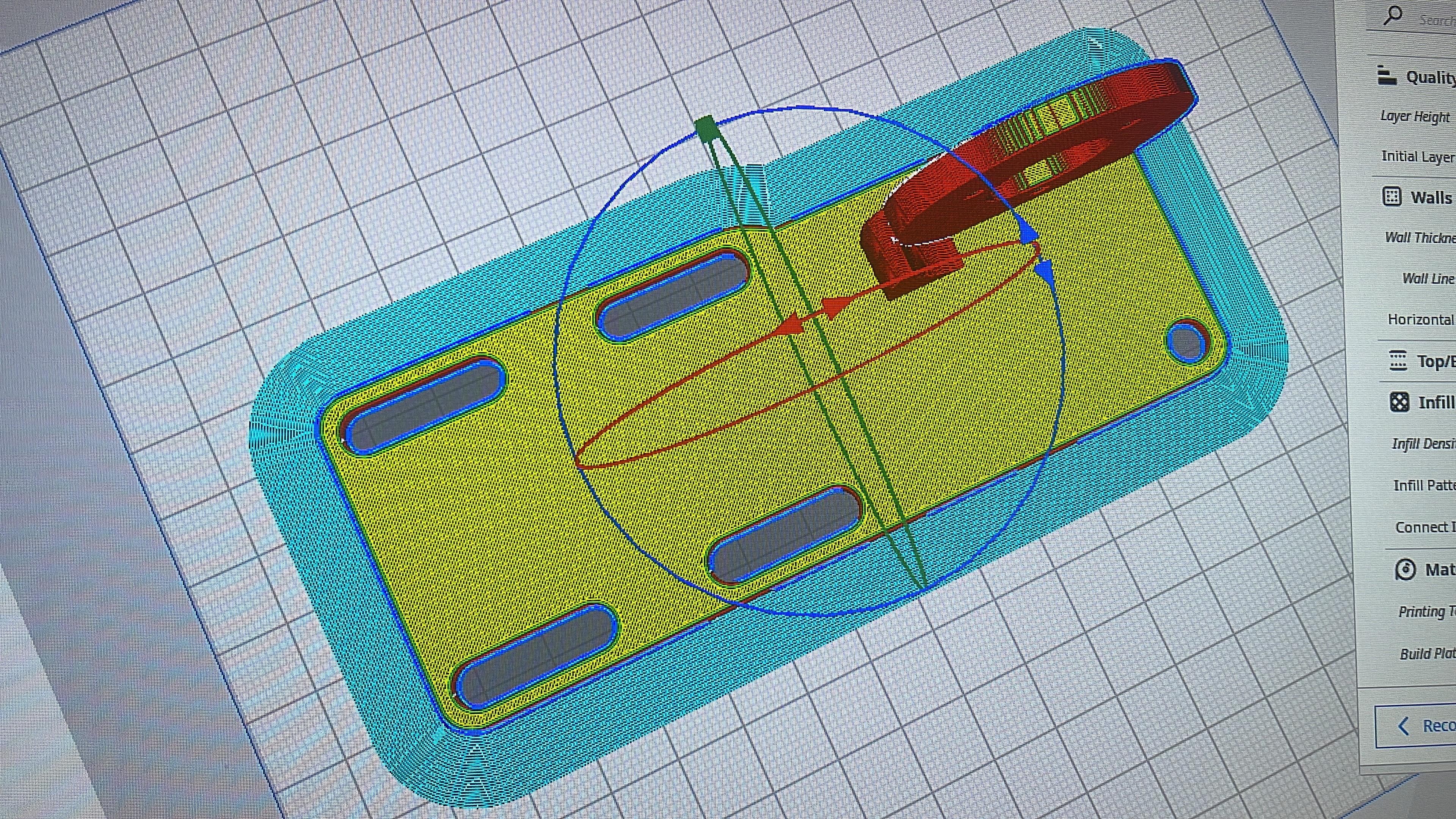 Suporte encoder ffbeast wheel 3d model