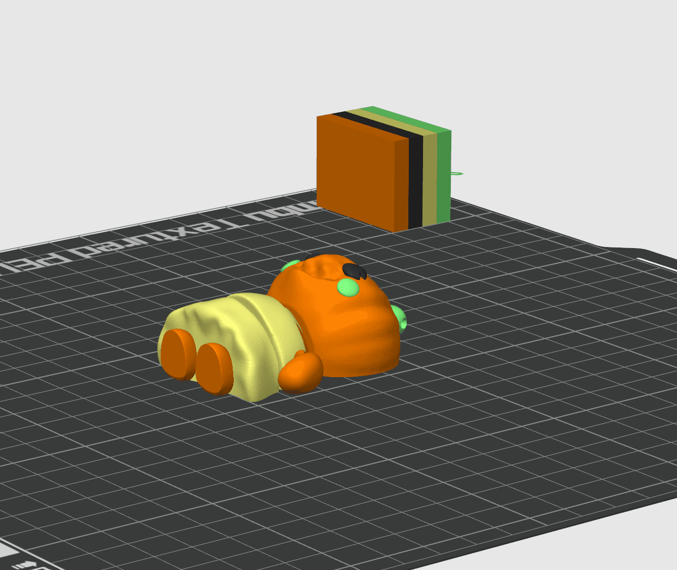 Flexi Ms. Pumpkin Keychain 3d model