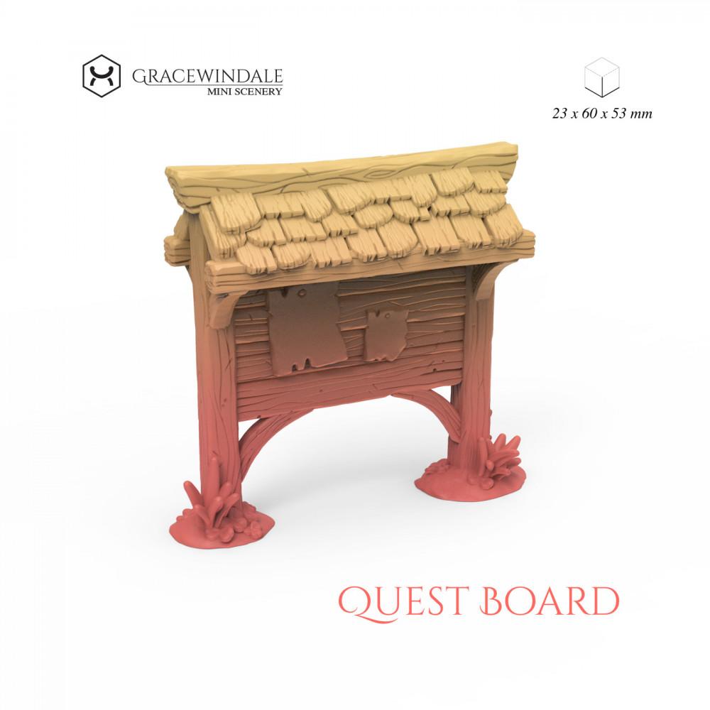 Quest Board 3d model
