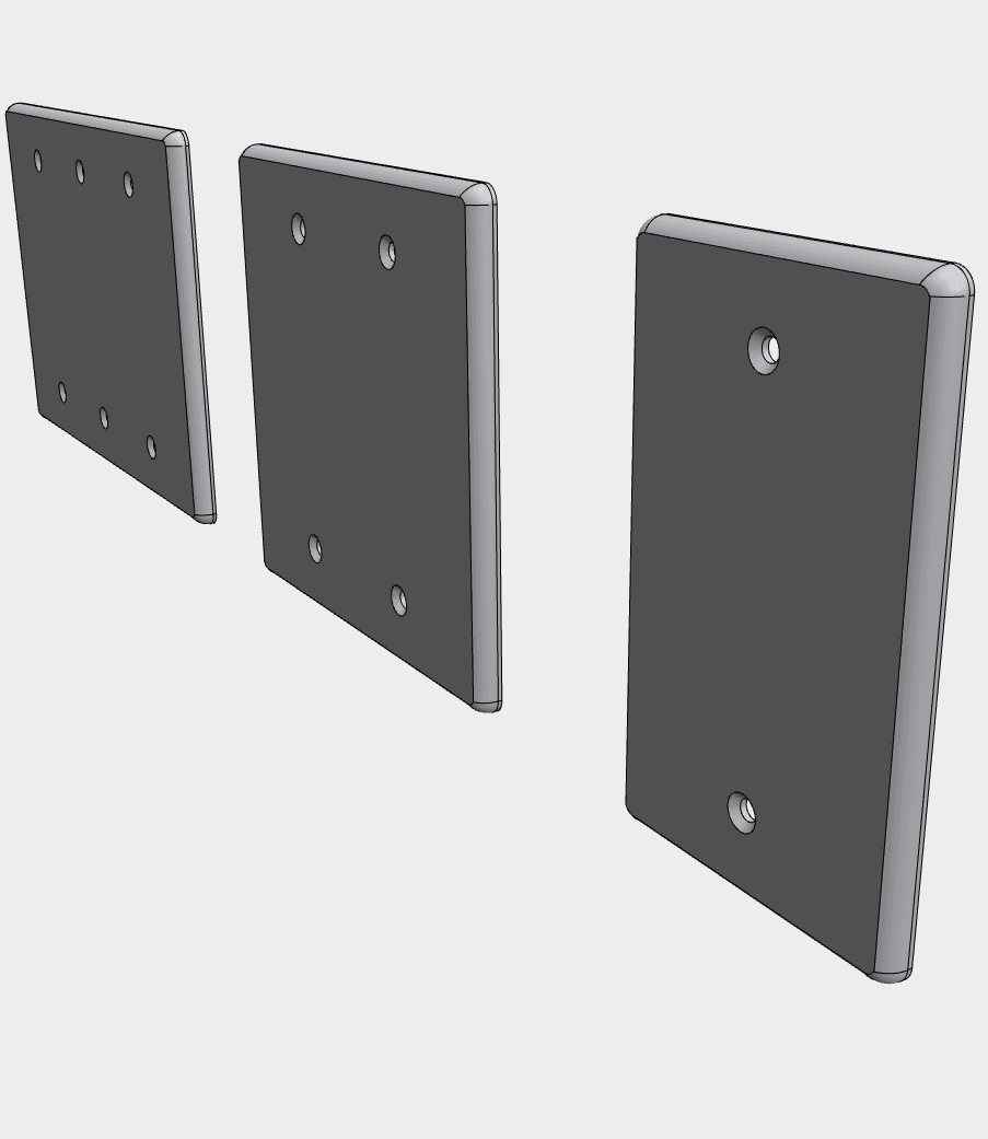 More WallPlate replacements  3d model