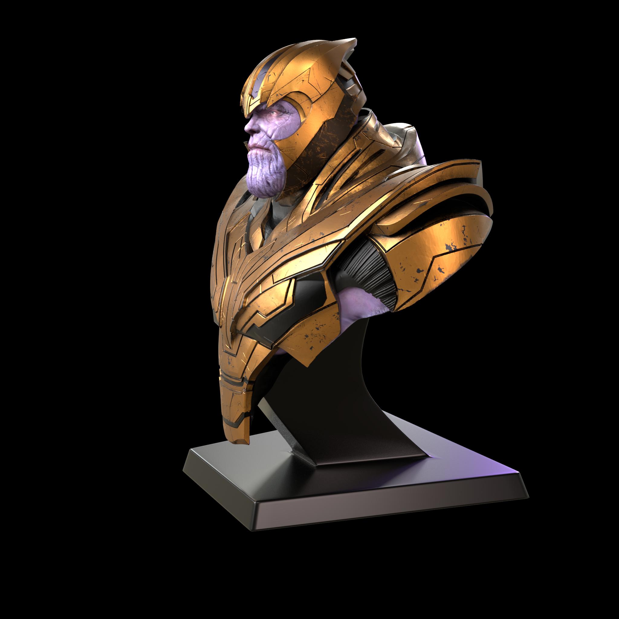 Thanos Bust 3d model