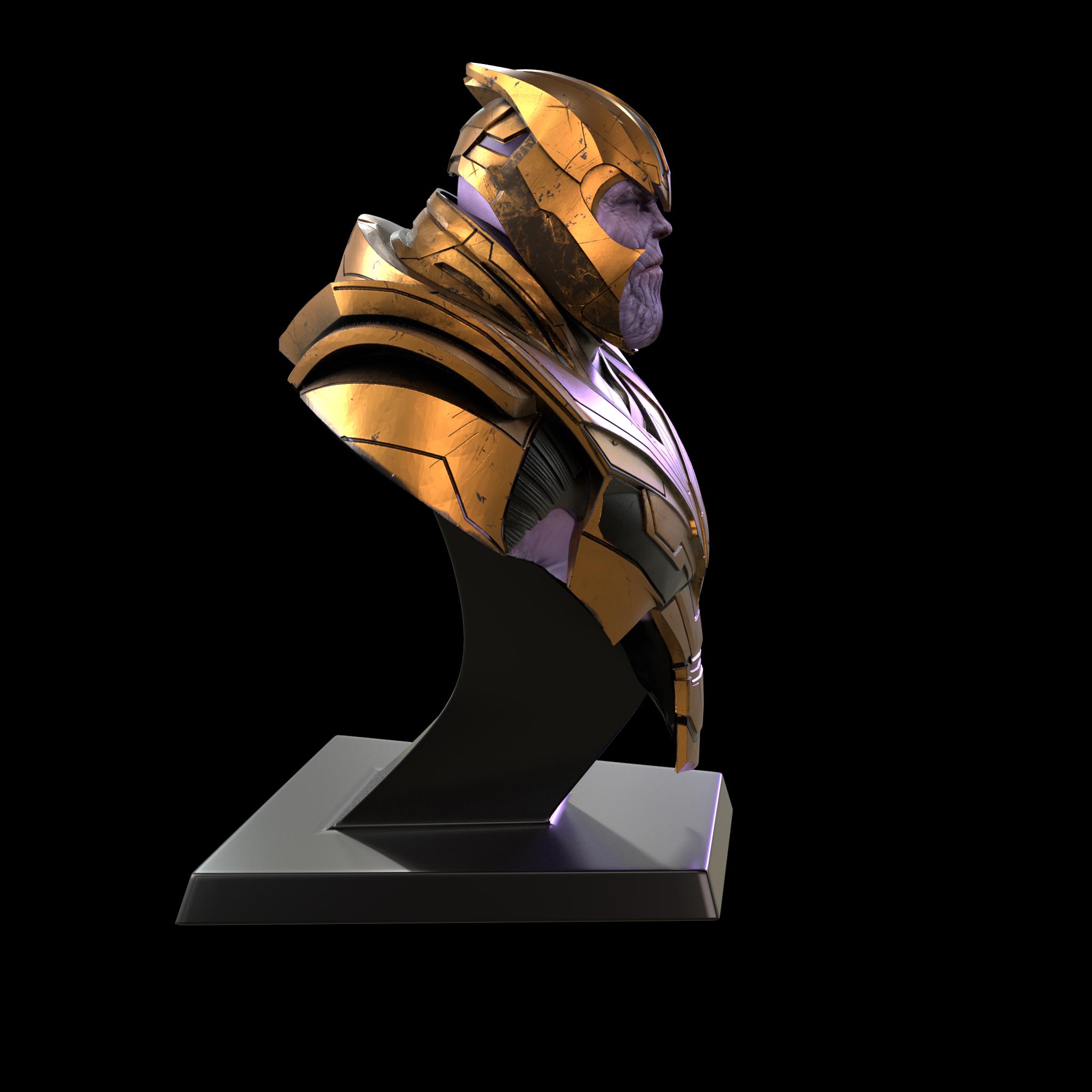 Thanos Bust 3d model