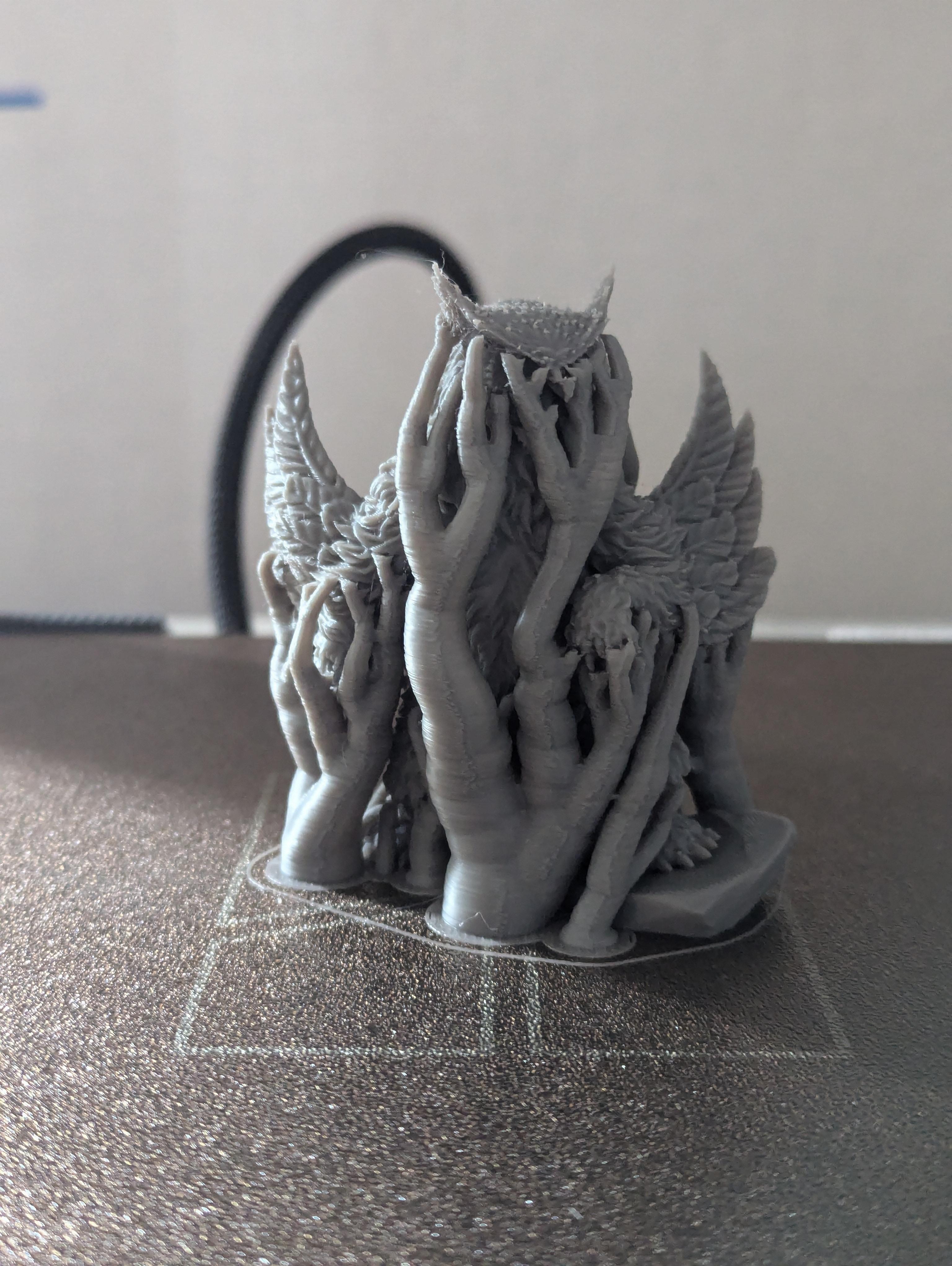 Owlbear  - My first ever mini! I imported the Owlbear and the rock in Orcaslicer and merged them to make one print. Printed at 0.12mm layer height with a 0.4mm nozzle and the result is astonishing!! Amazing model thank you! - 3d model