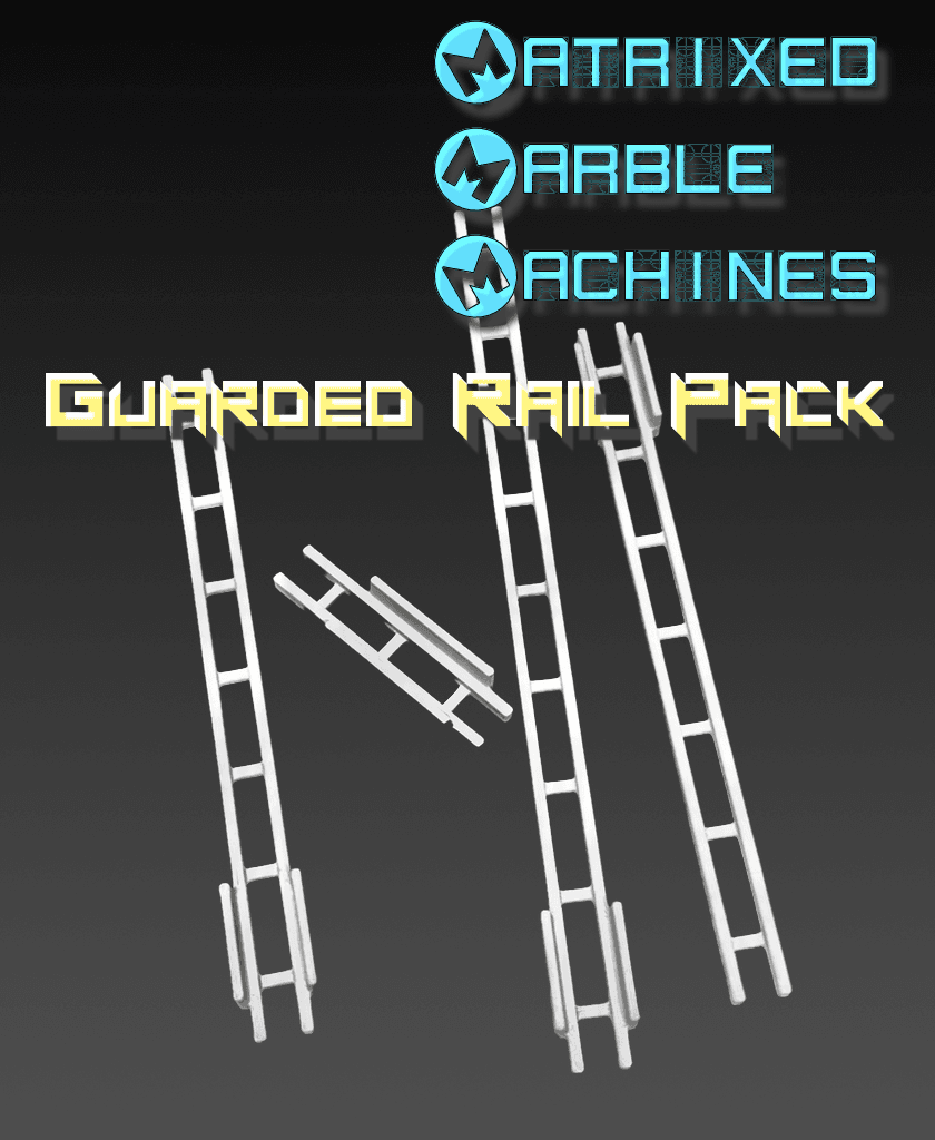 Guarded Rail Pack 3d model