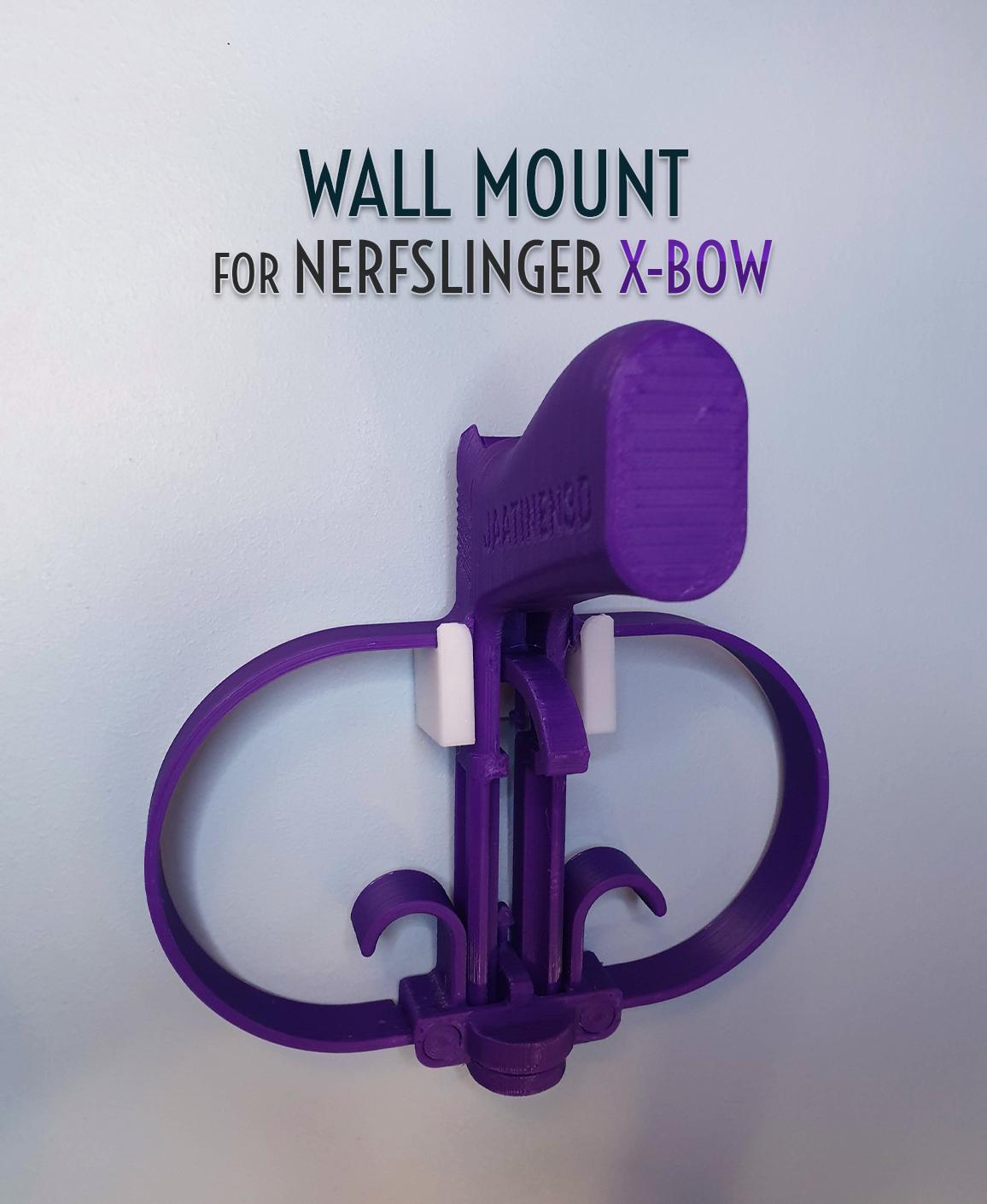 Wall Mount for Nerfslinger X 3d model