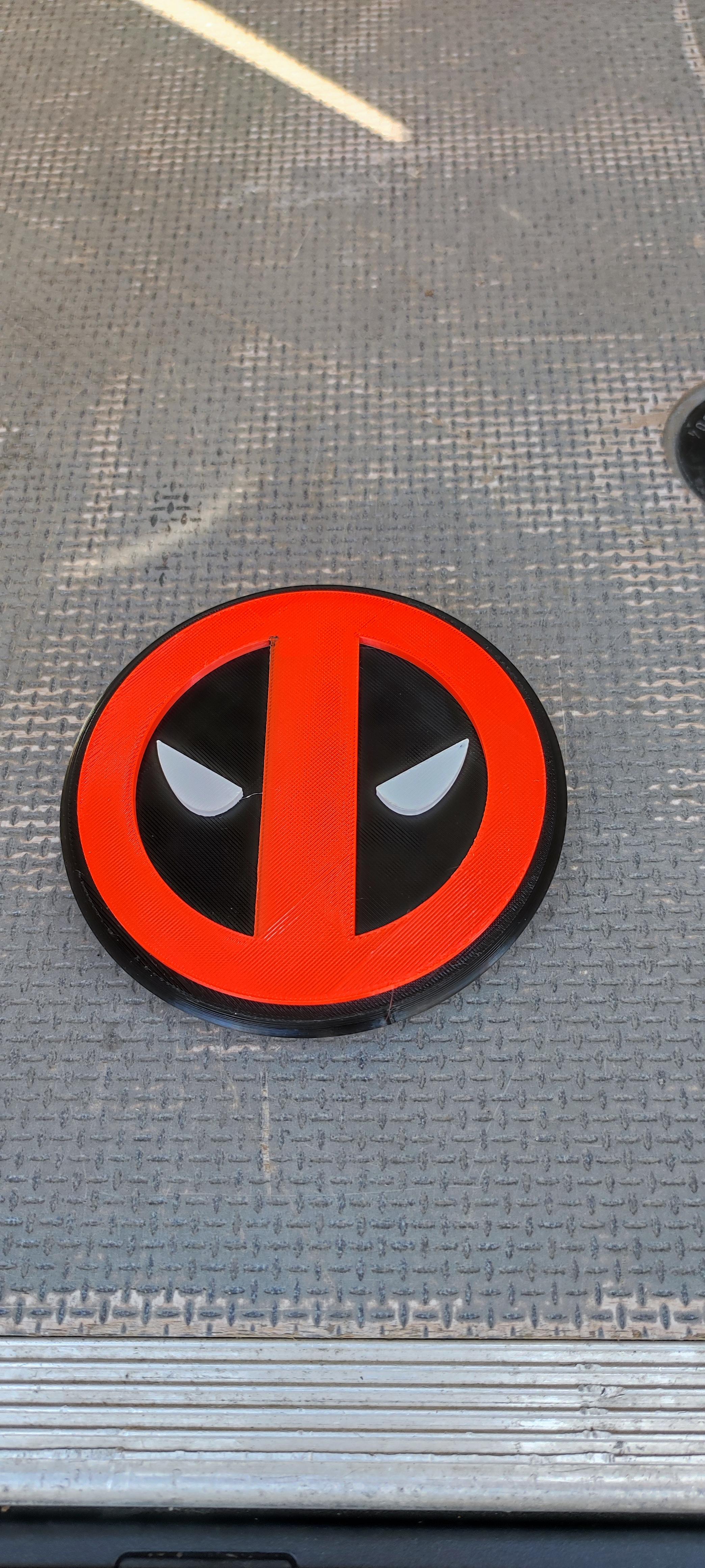 Sprinter Deadpool Logo 3d model