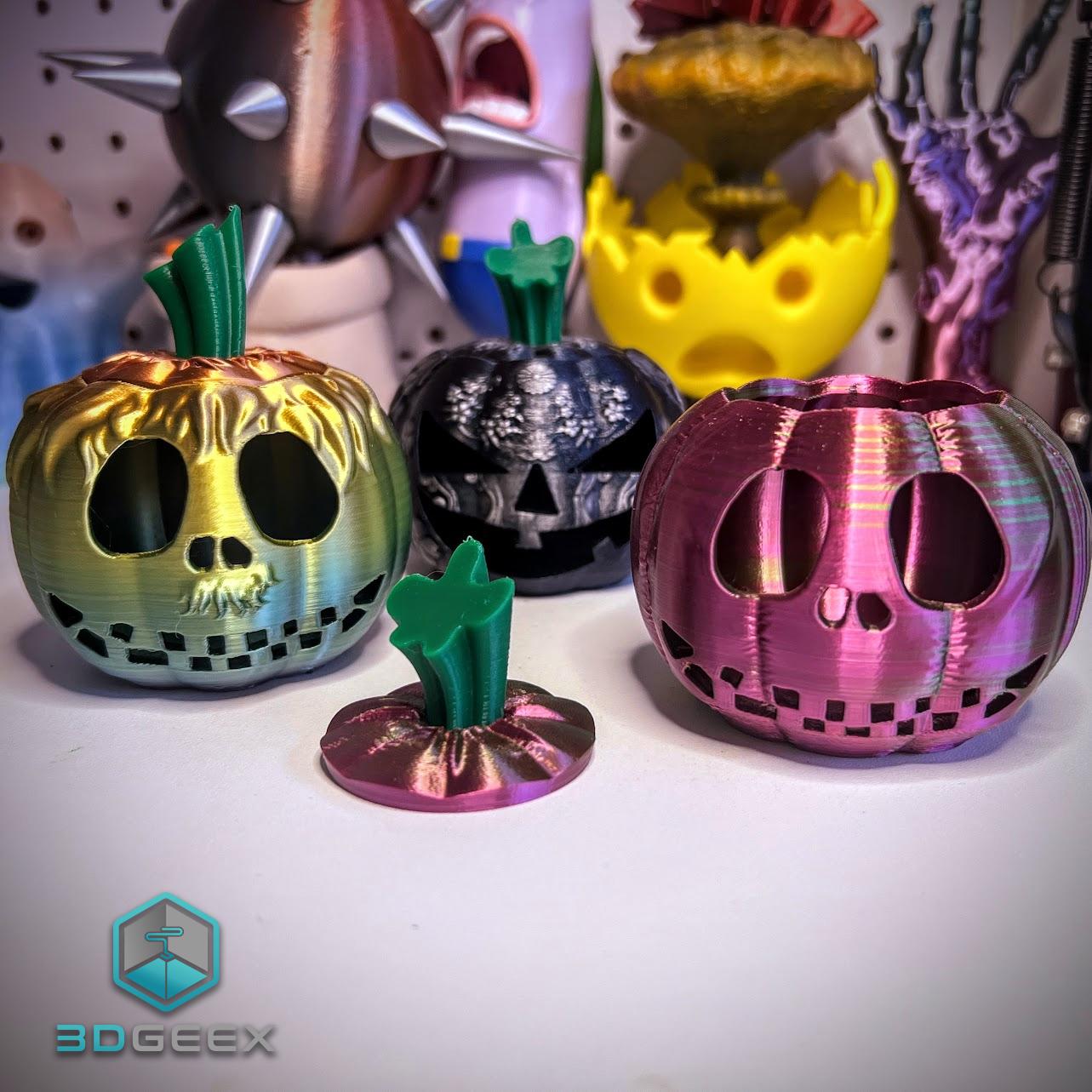 Stylized Jack-O-Lanterns 3d model