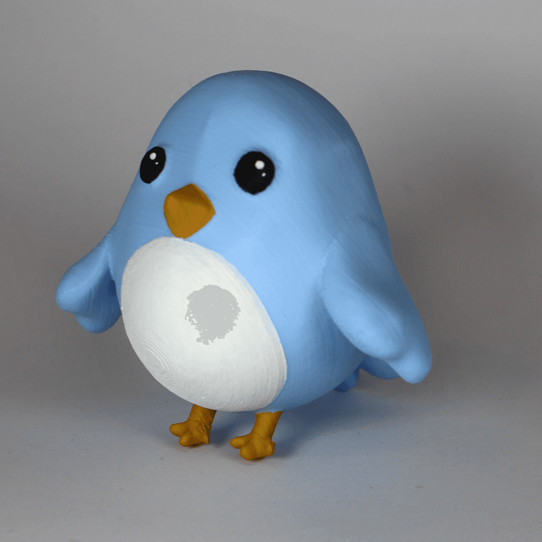 Cute bird  3d model