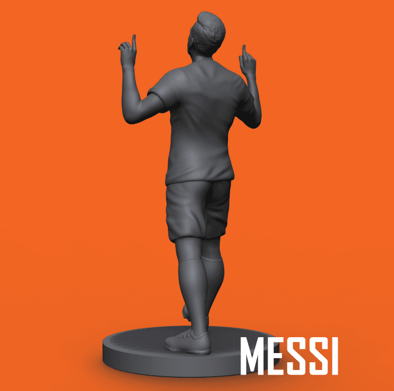 Messi 3D model 3d model