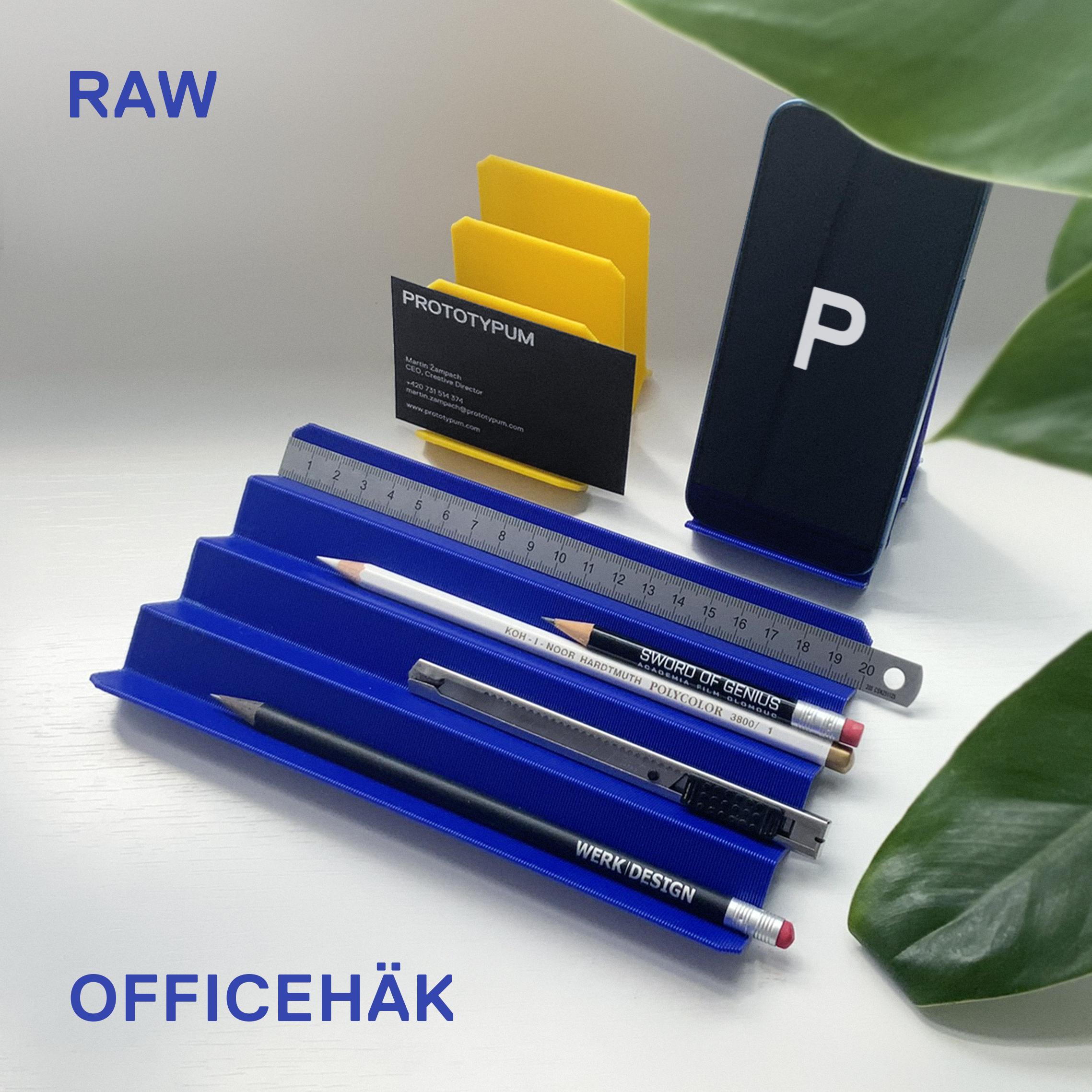 RAW NOTES & BUSINESS CARD STAND 3d model