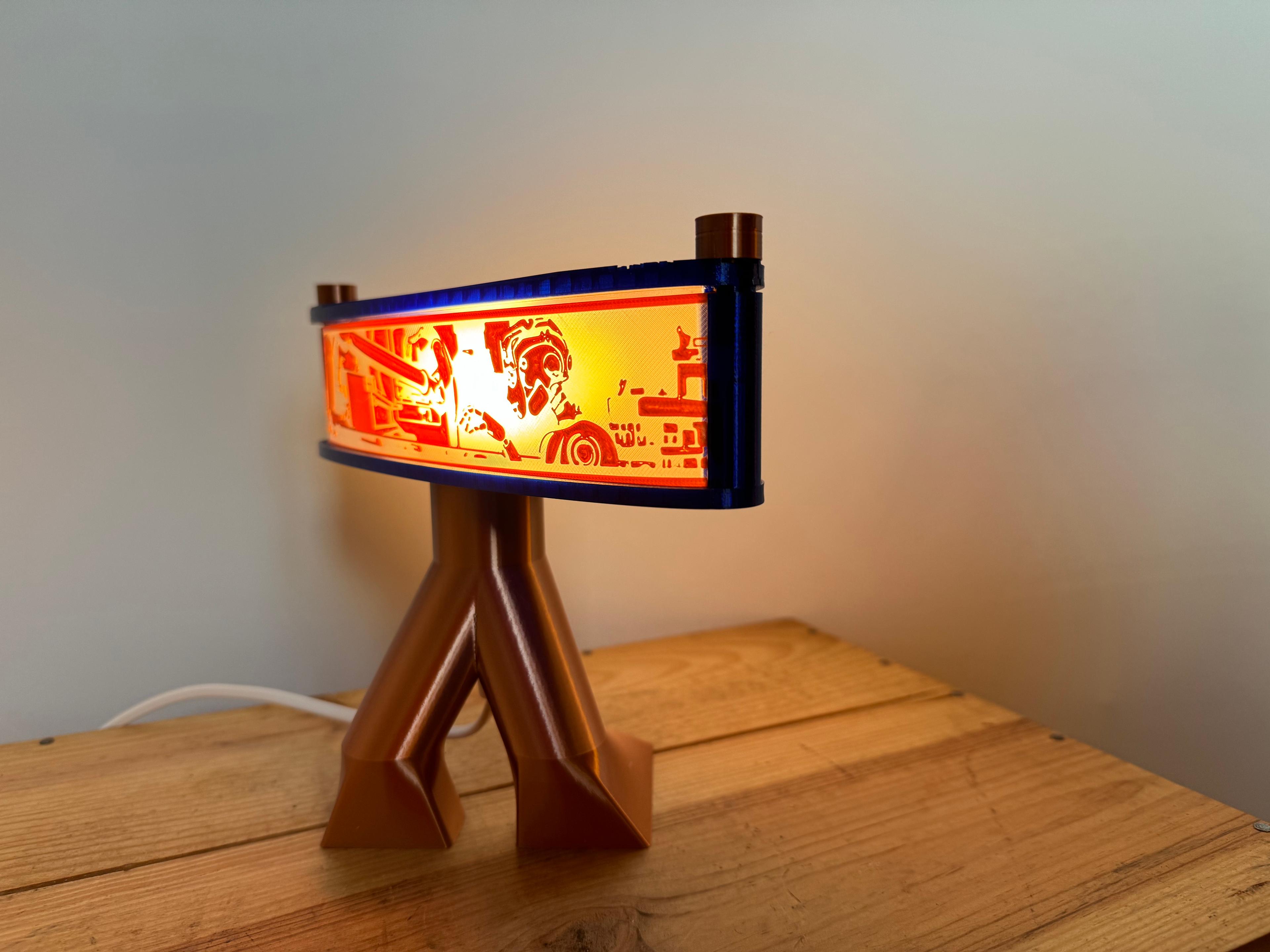 Bot Lamp 3d model