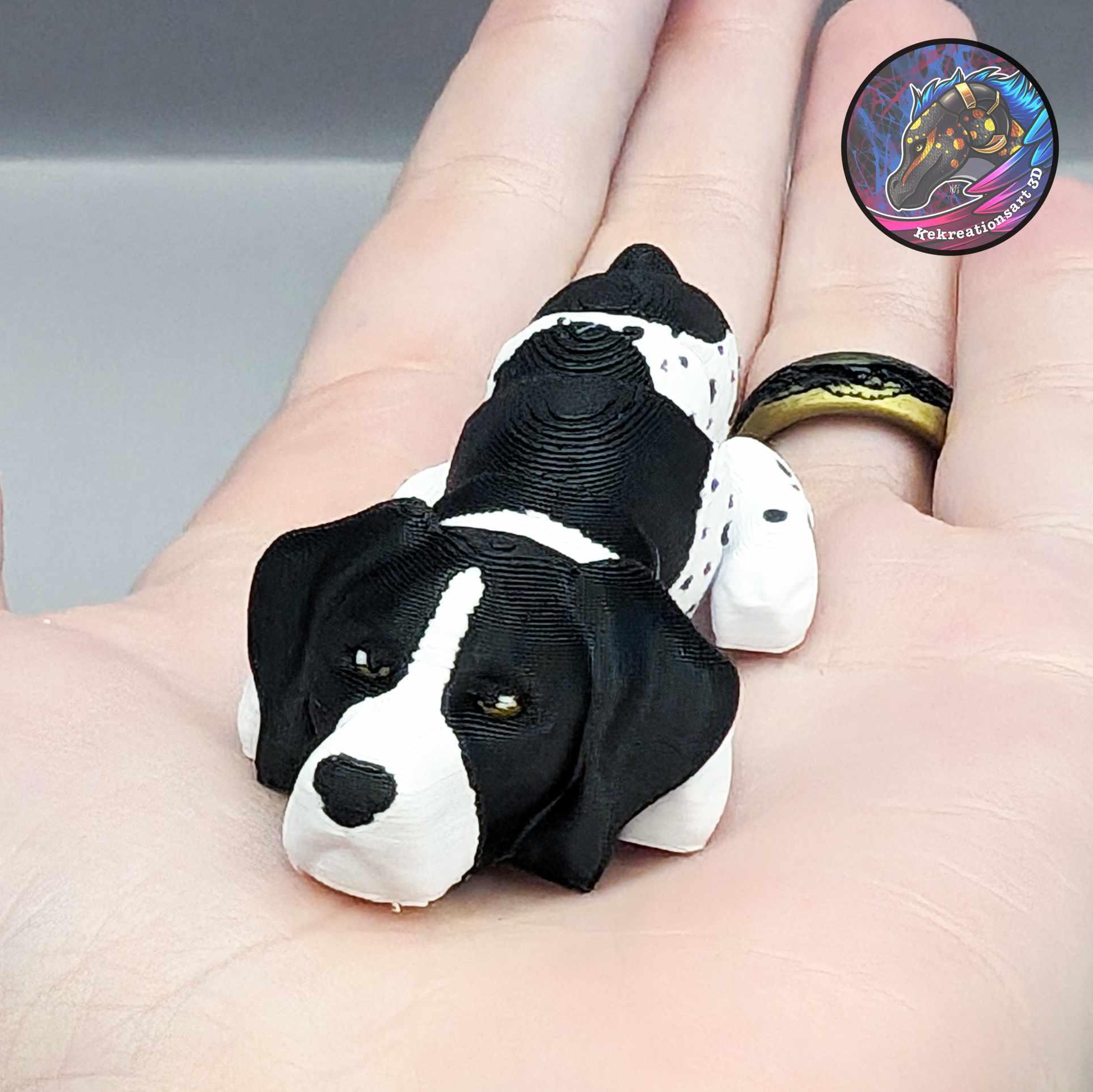 Baby Flexi Dog Set 6 1 of 2 3d model