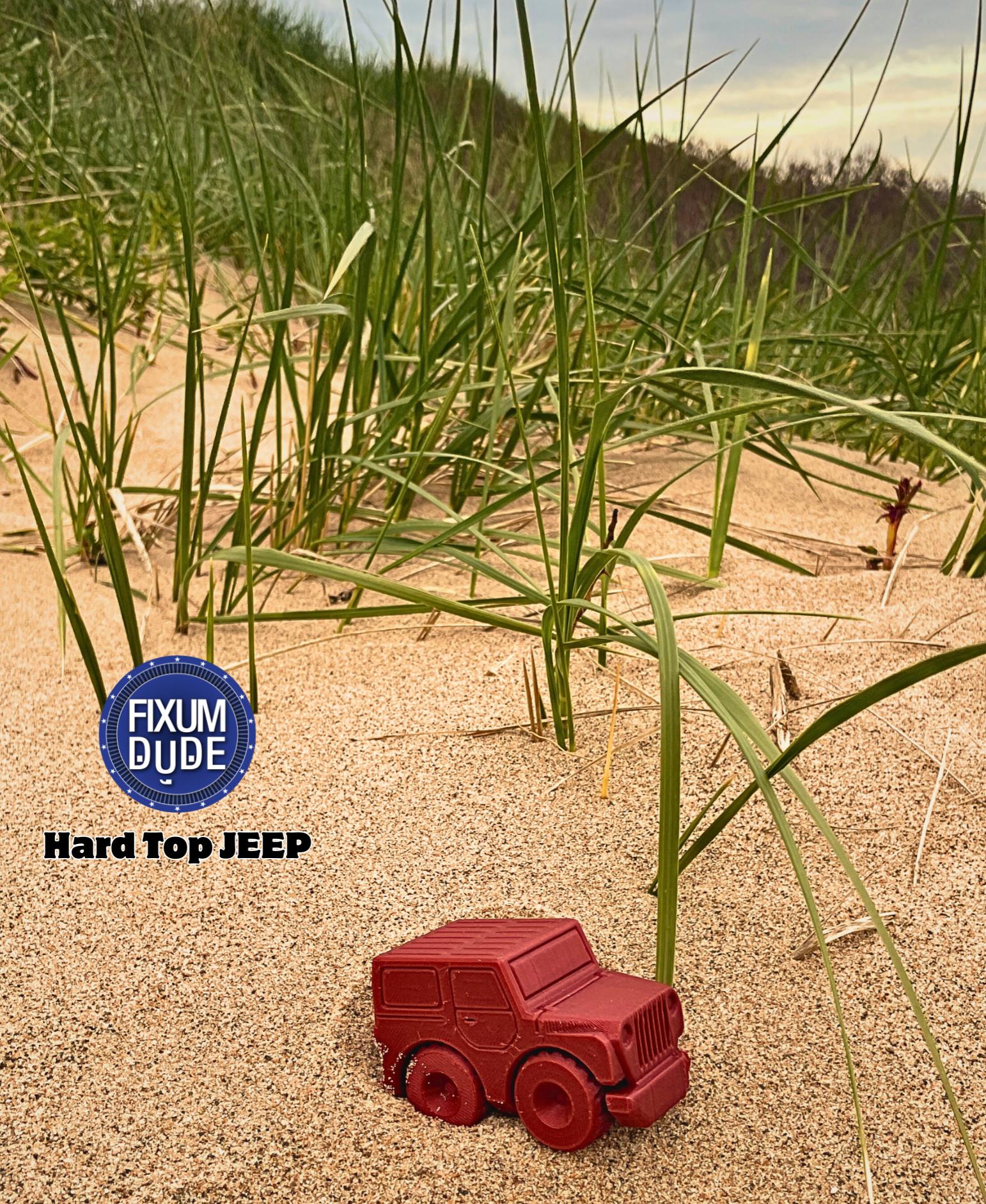 Fixum Dude Motors PIP Jeep Hardtop - Polymaker Metallic Red - 3d model