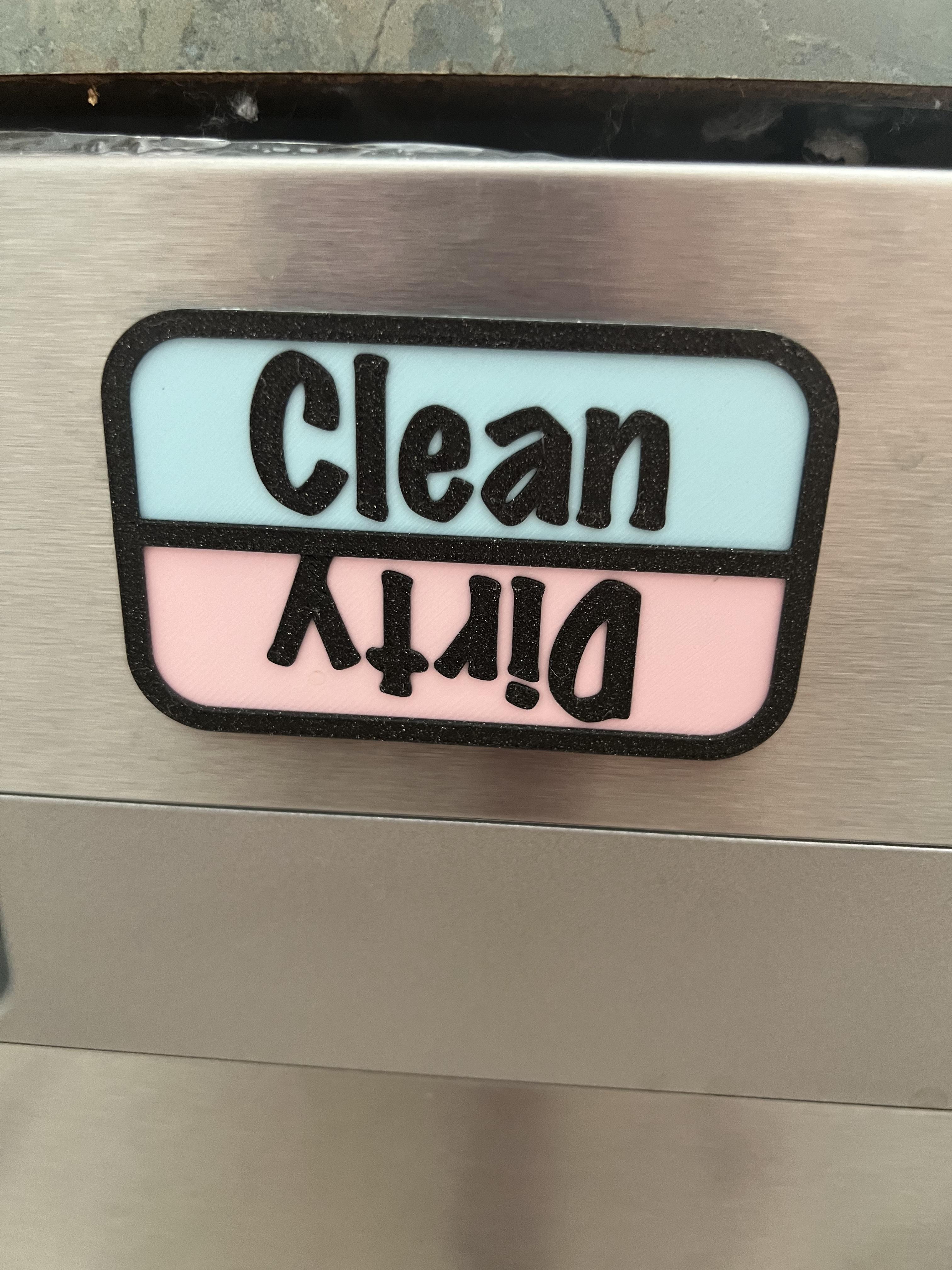 dishwasher sign 3d model