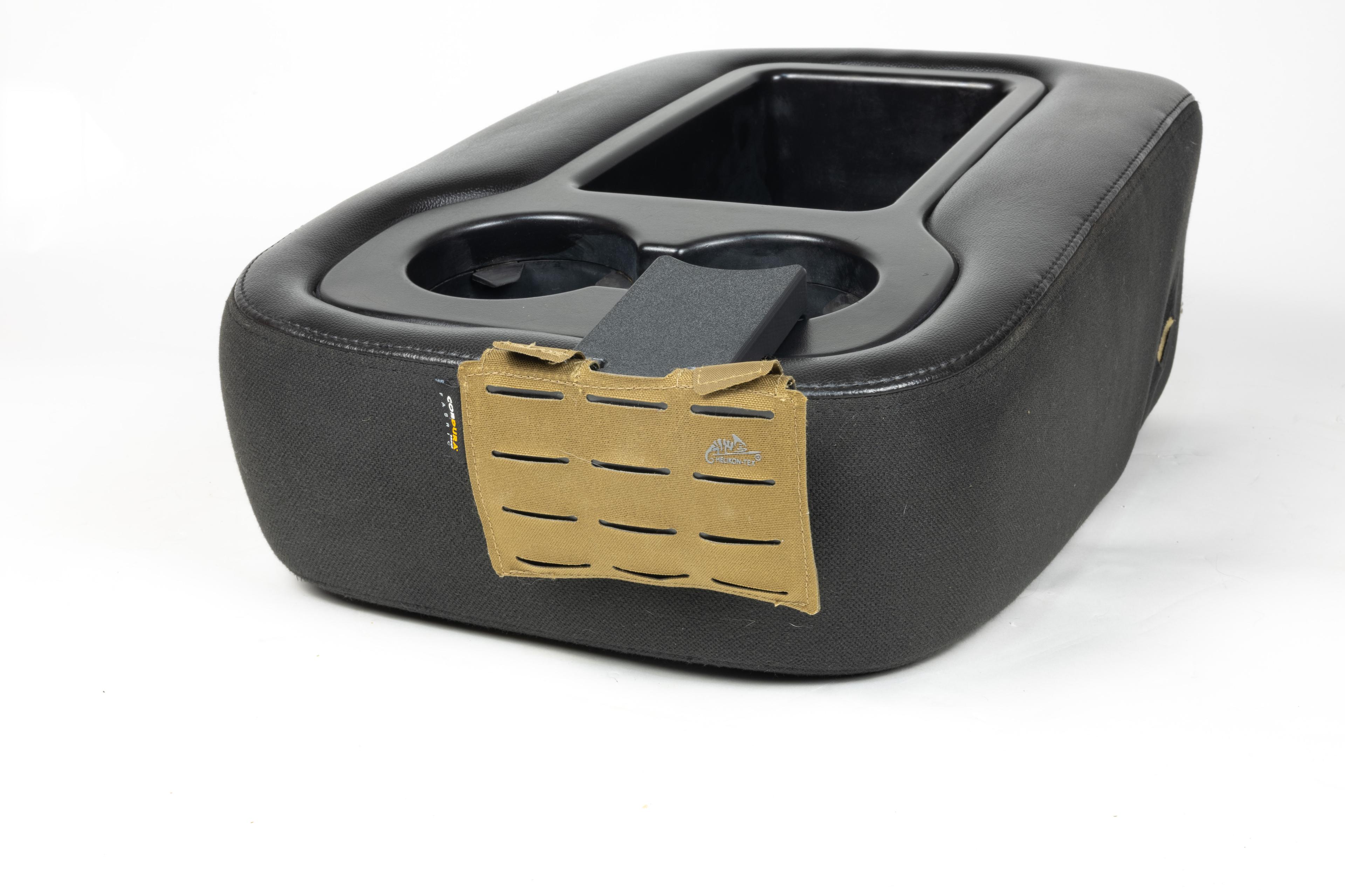 2007-2013 Silverado and Sierra MOLLE Panel Mount - Flip-Up Console w/ 2 Cup Holders 3d model