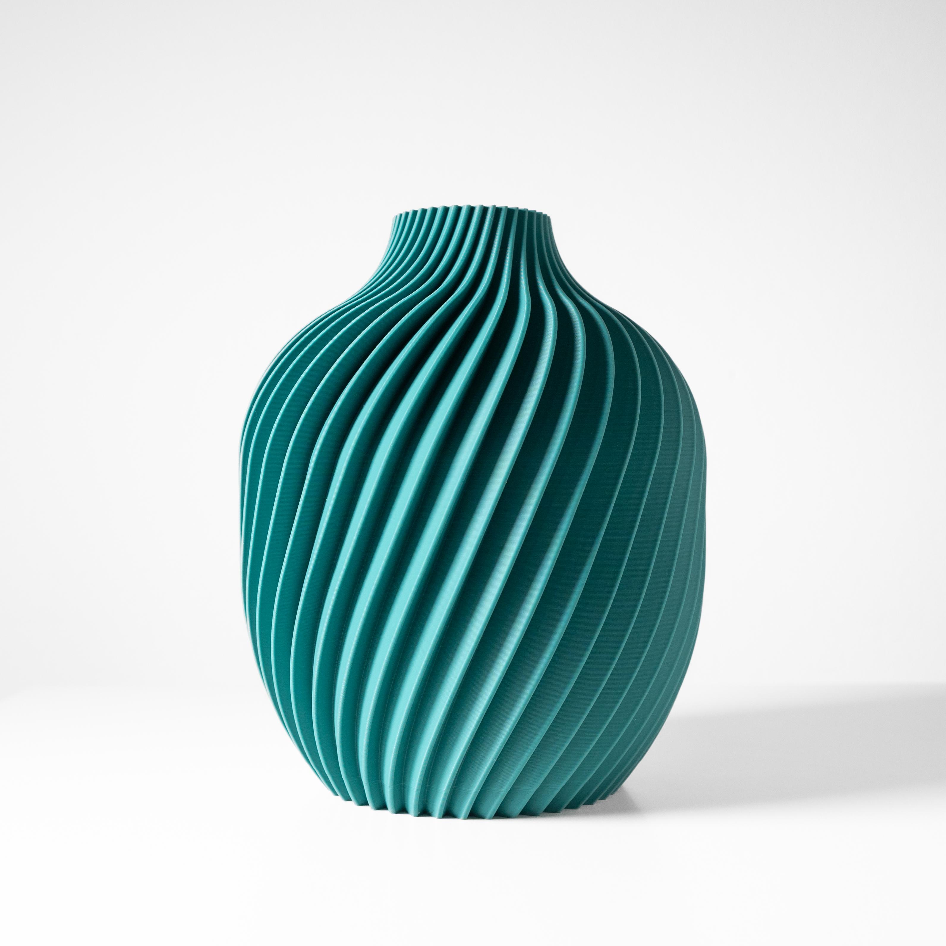 The Kivan Vase, Modern and Unique Home Decor for Dried and Preserved Flower Arrangement  | STL File 3d model