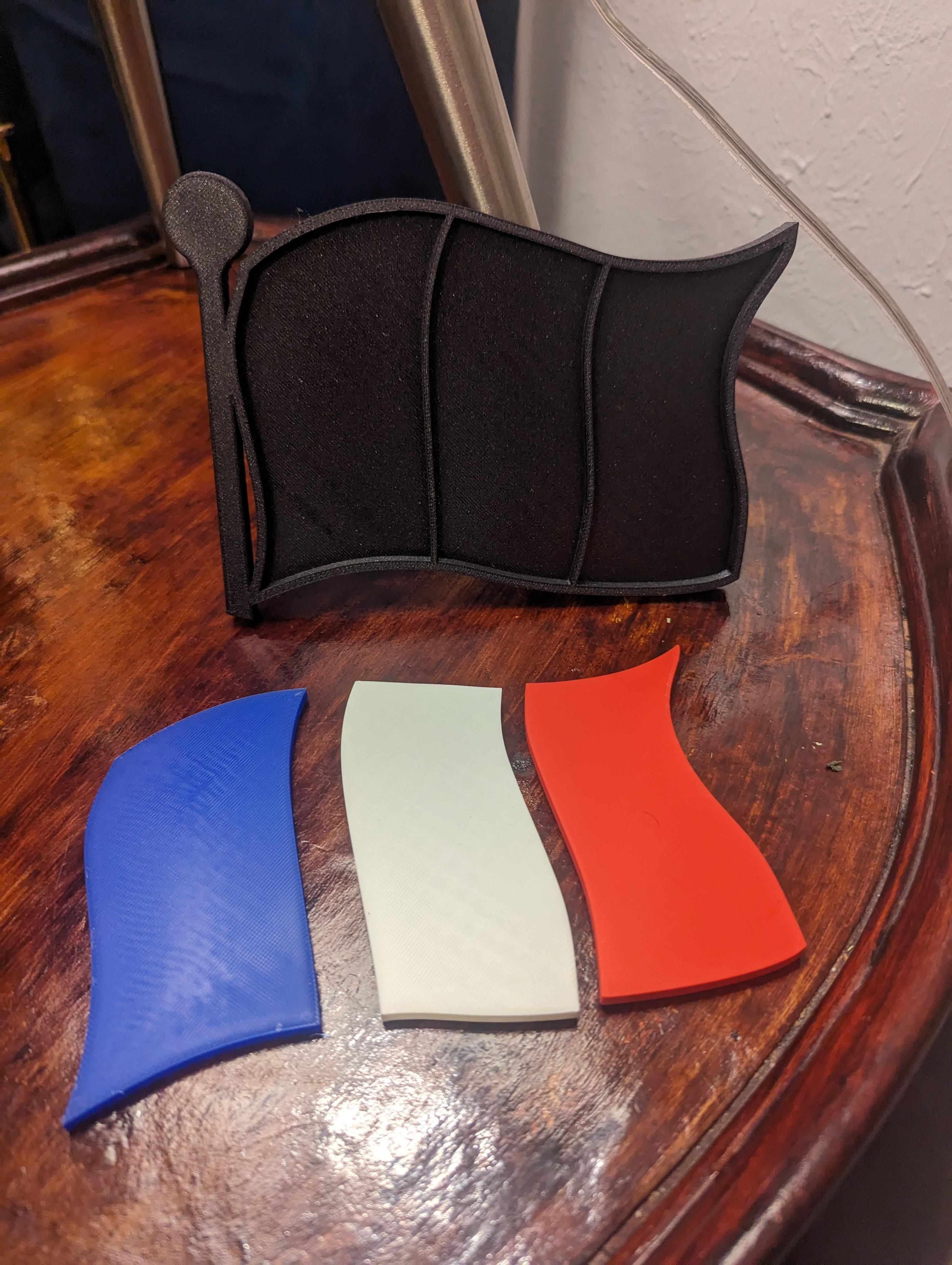 French Flag 3d model