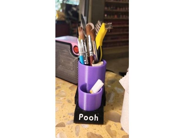 Desk Pen Organizer 3d model