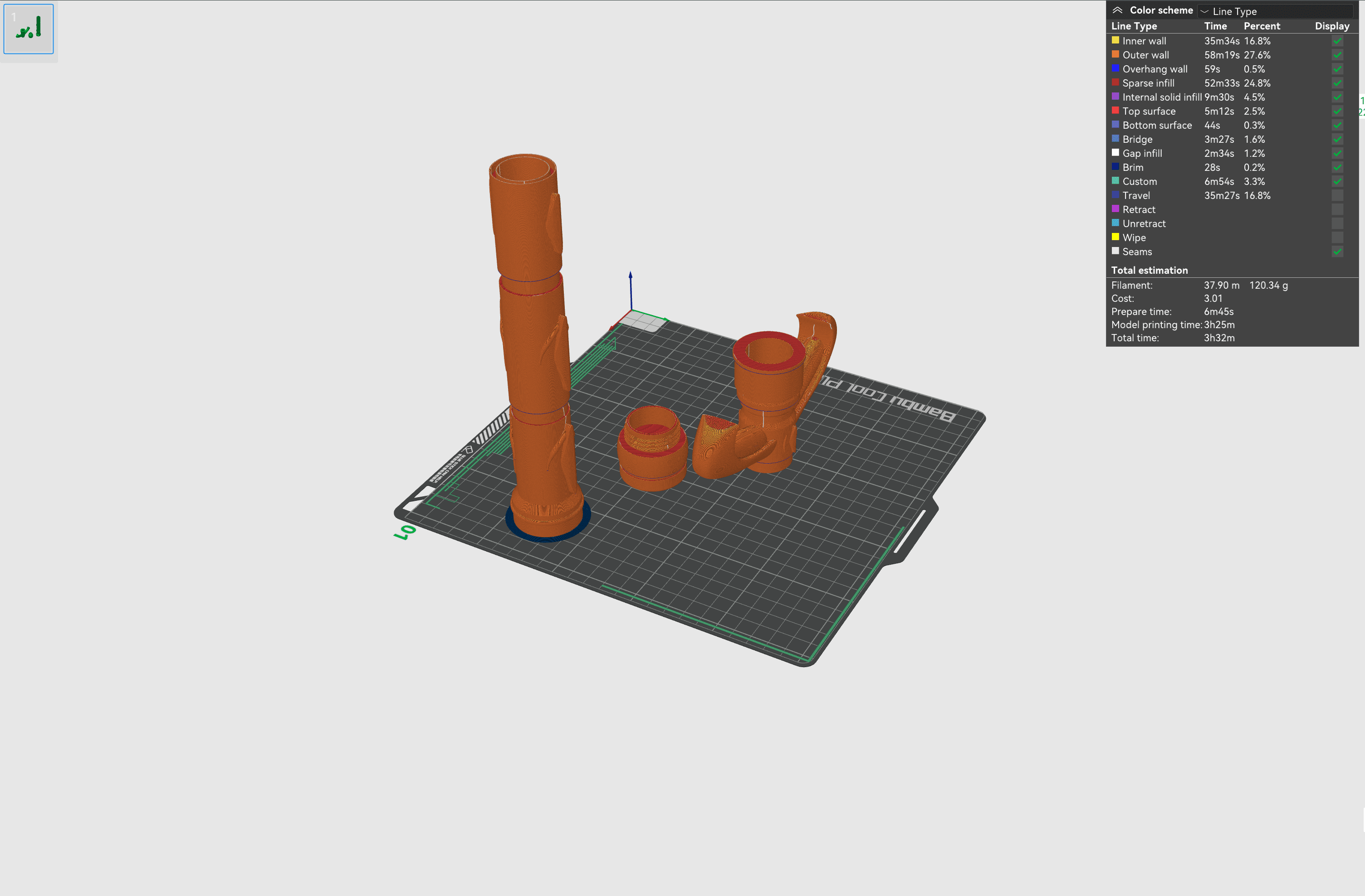 Print in Place Collapsing Jedi Lightsaber Concept 12 3d model