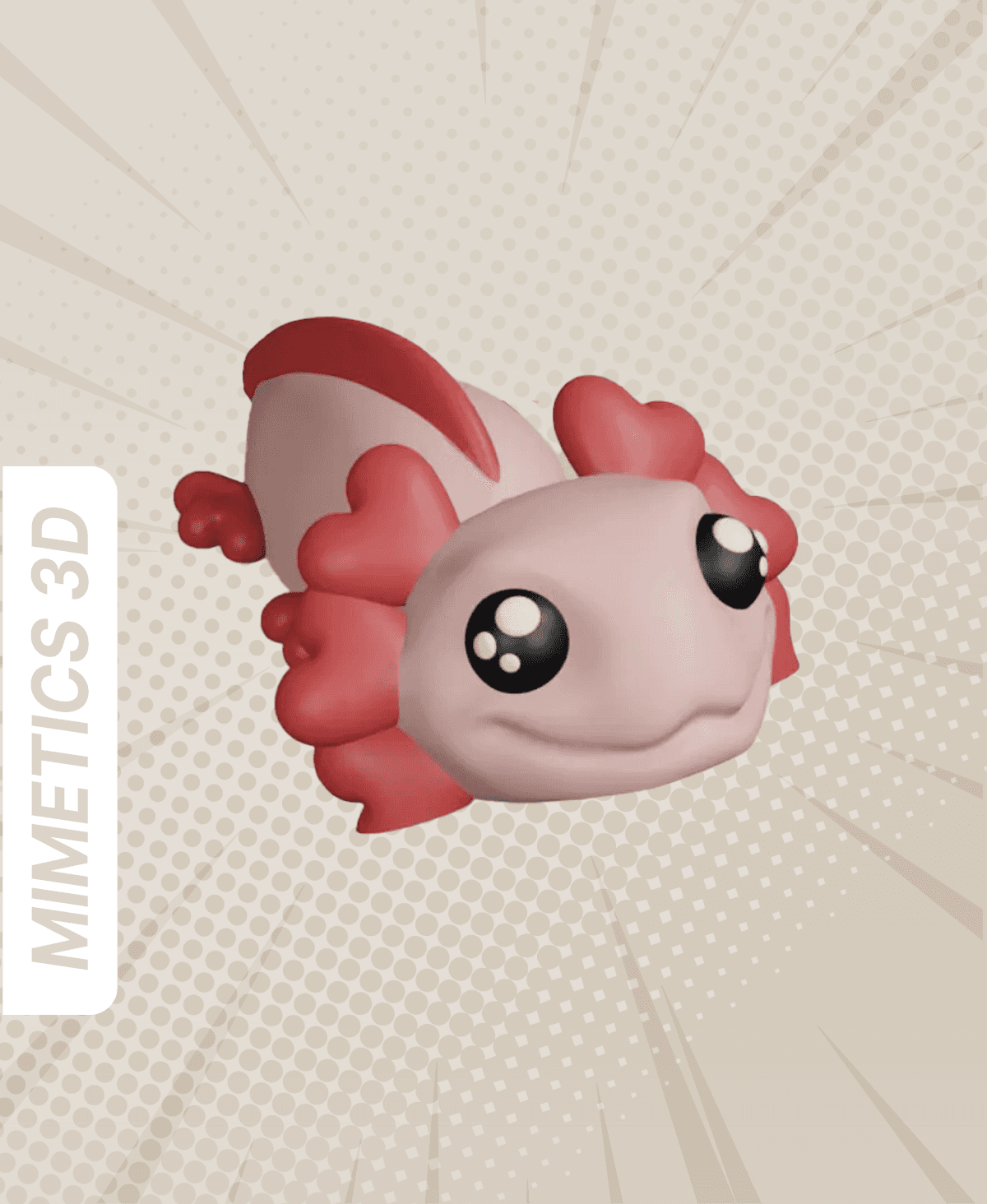 Mother's Day Axolotl - Free for a Limited Time! 3d model