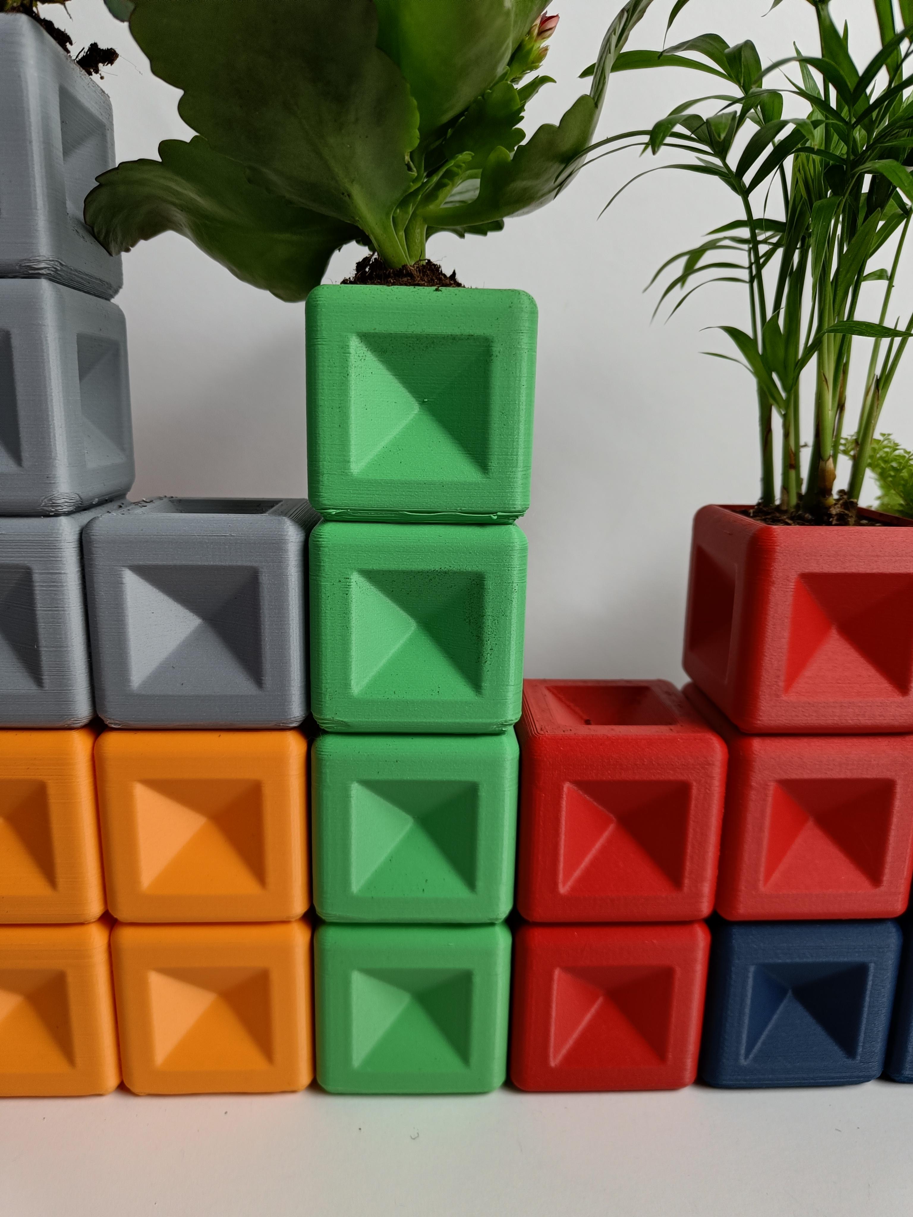 Tetris I Planter 3d model